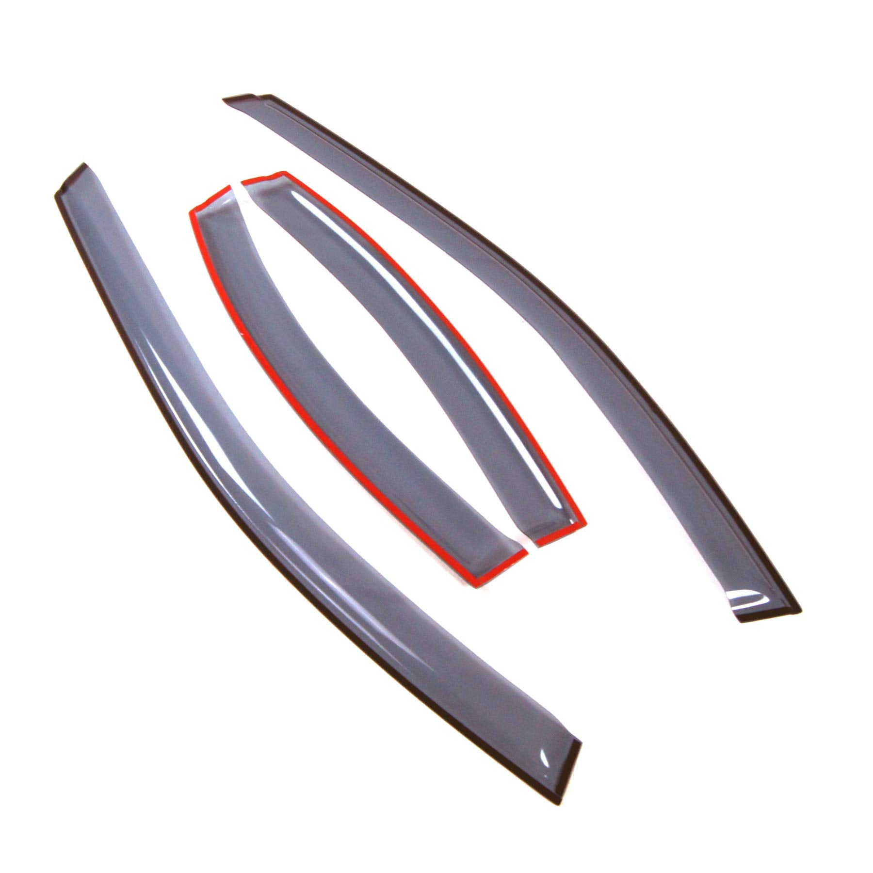 Car Window Rain Guard | Outside Mount Visors Auto Side Window Deflectors | Windows Visor Rain Shields Compatible With 2000-2006