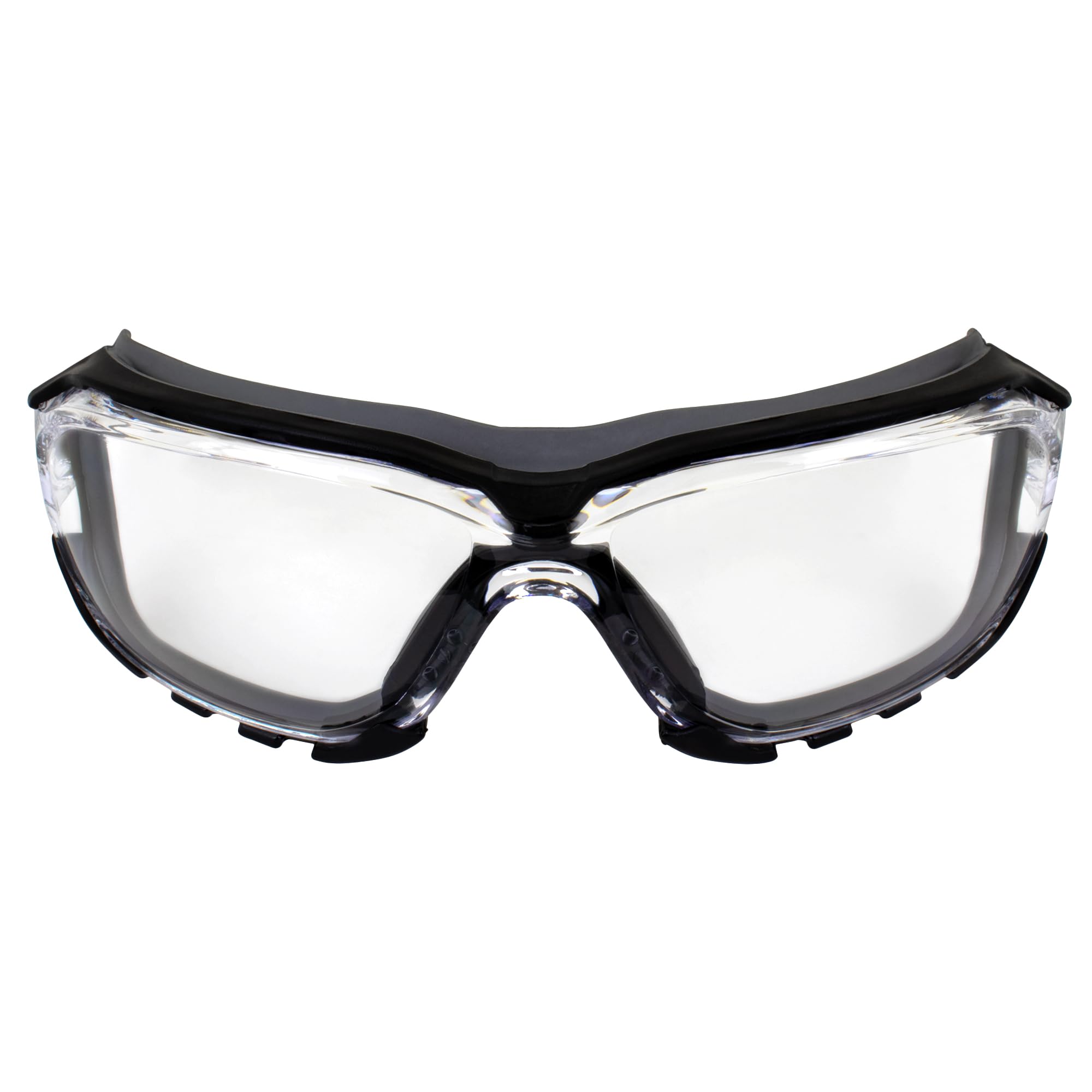 Global Vision Padded Motorcycle Sport Sunglasses Octane Gray Clear Lens