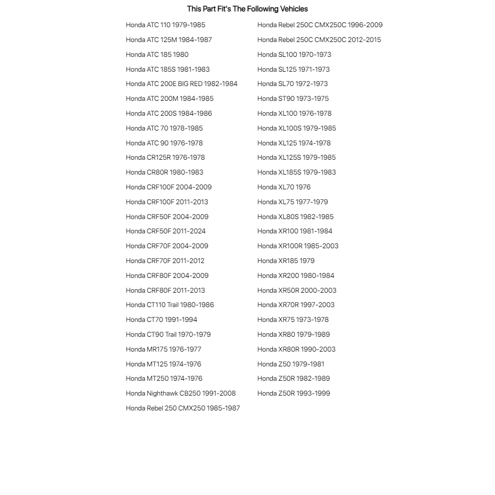 Steering Stem Bearing Kit For Honda Atc 200E Big Red 1982-1984