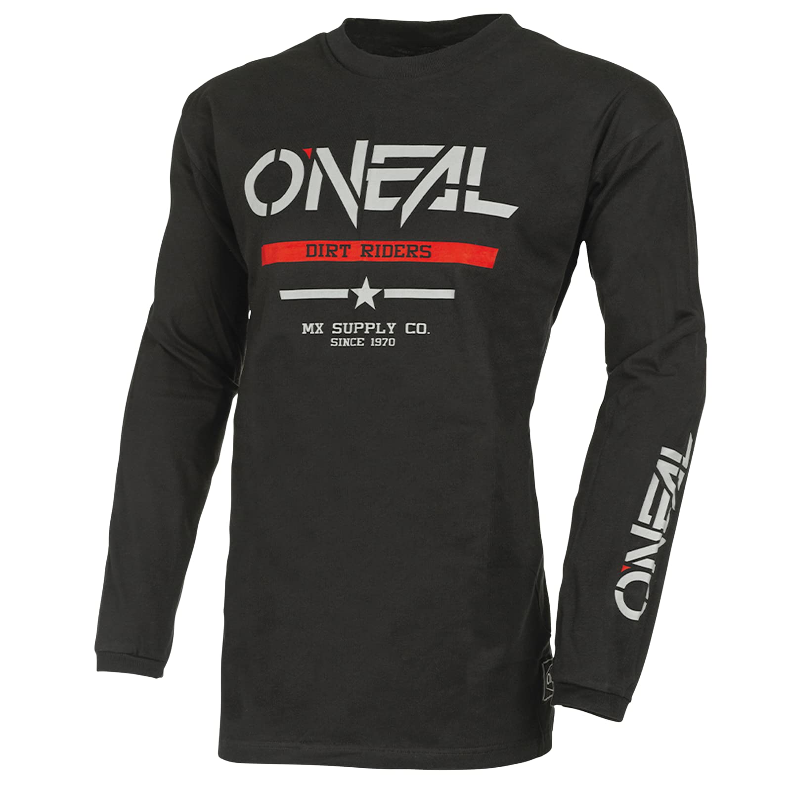 O'Neal Element Squadron Cotton Jersey, Black/Gray Xl