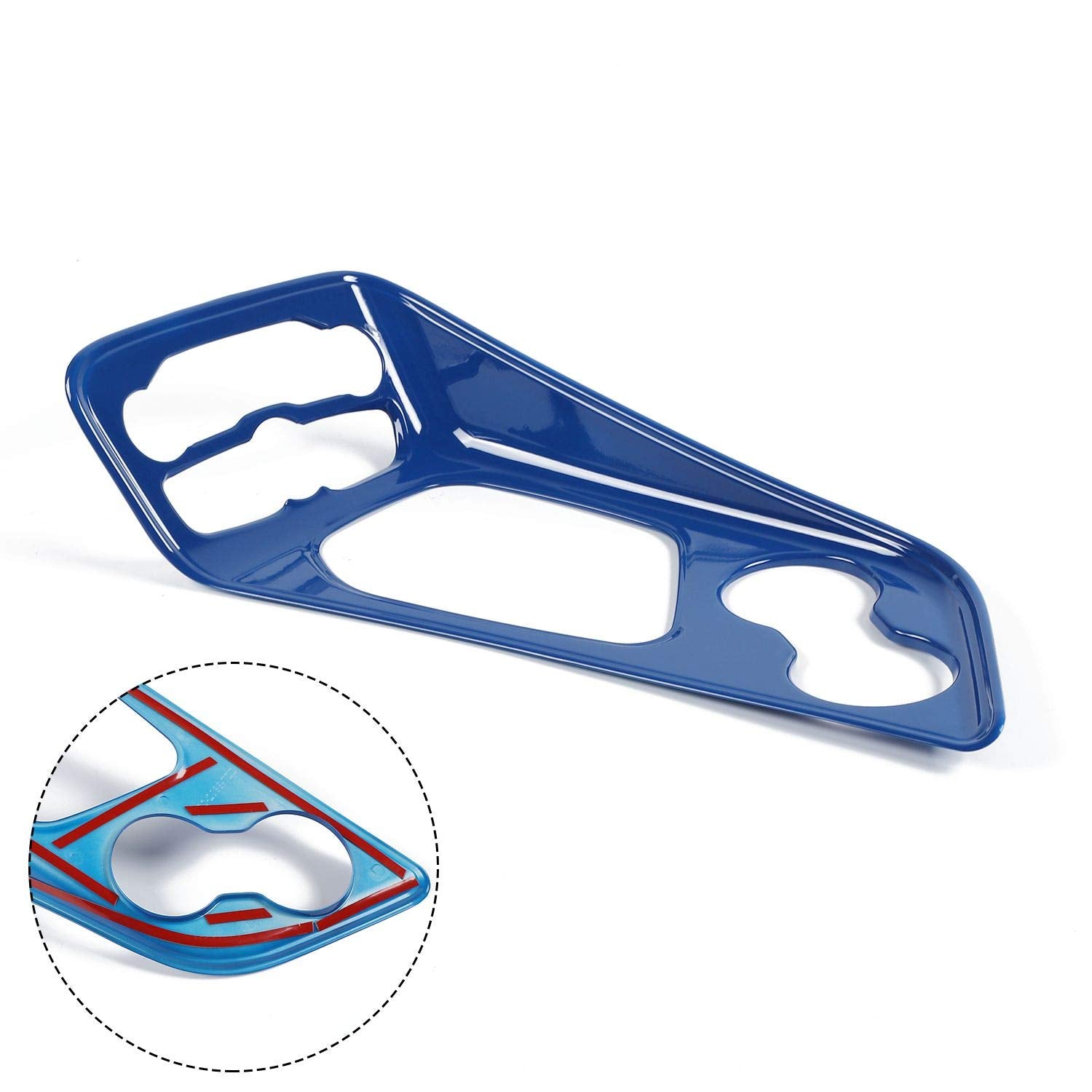 Voodonala Gear Shift Shifter Panel Shift Lever Panel Transmission Gear Selector Gearstick Panel Cover Trim For 2015-2024 Dodge C