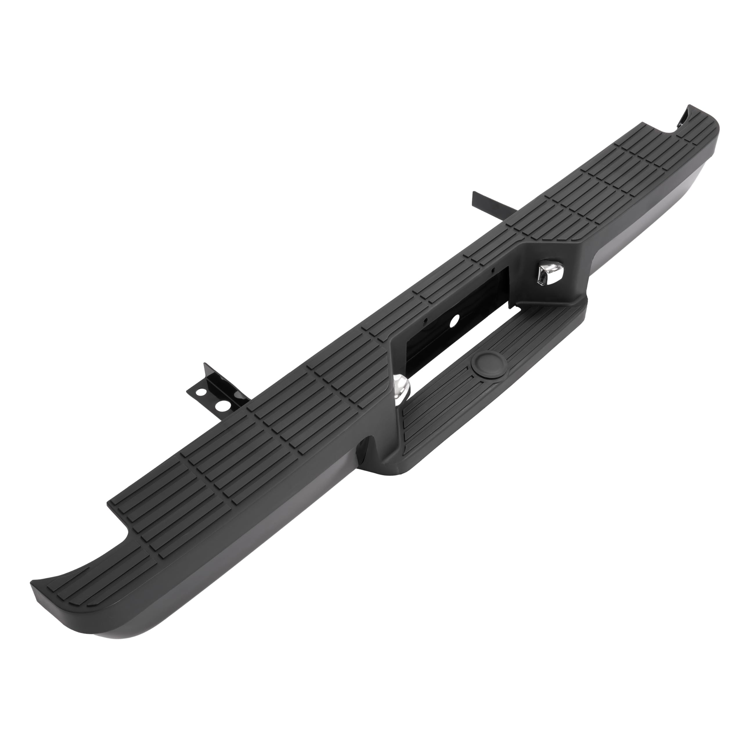 HECASA Rear Step Bumper Compatible with 1993-2011 Ford Ranger Fleetside/Styleside Supercrew FO1102306 W/Brackets & LED Lights w/