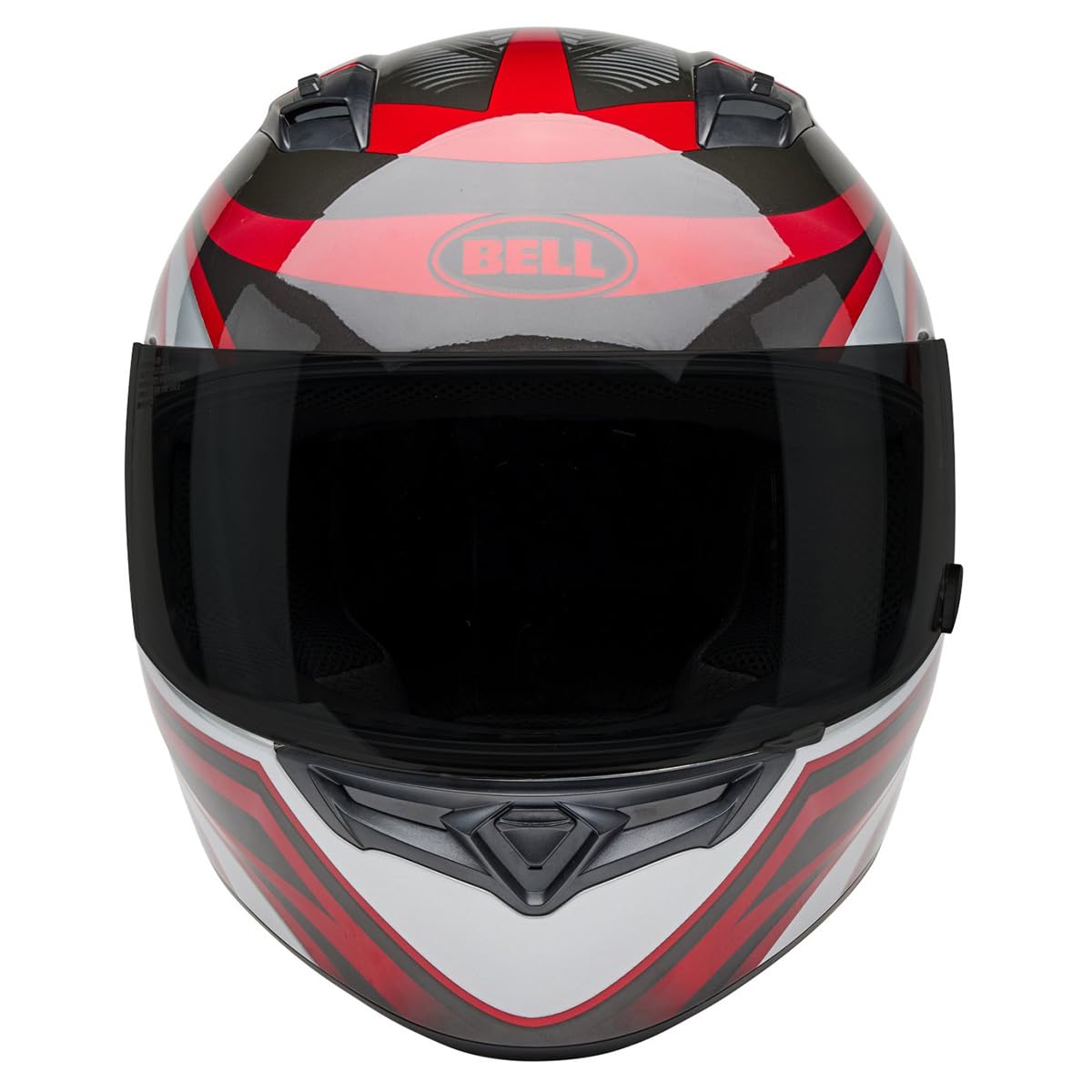 Bell Qualifier Full-Face Motorcycle Helmet (Gloss Conduit Red/Silver - 2X-Large)