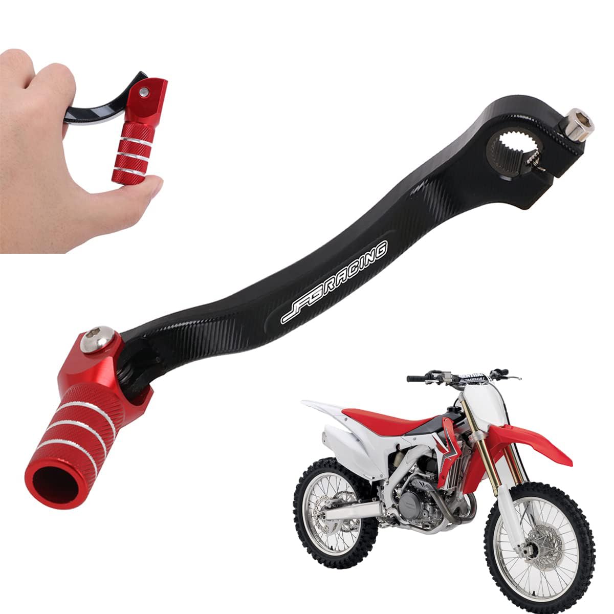 Jfg Racing Motorcycle Folding Gear Shifter Shift Lever Pedal Cnc For Crf450R Crf 450R 2007 2008 2009 2010 2011 2012 2013 2014 20