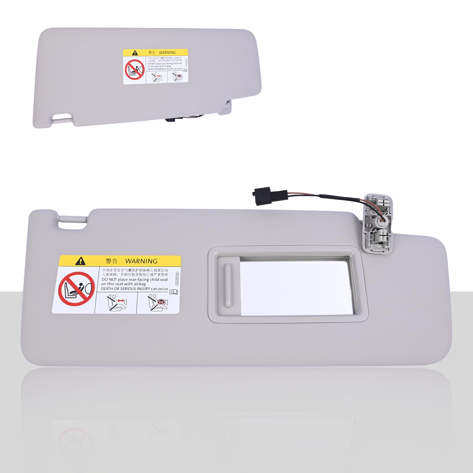 Magimaker Driver Side Sun Visor Fit for Volkswagen Tiguan 2018 2019 2020 2021 2022 Replace 5NN-857-551-L-3H8 Front Left | Sun Pr