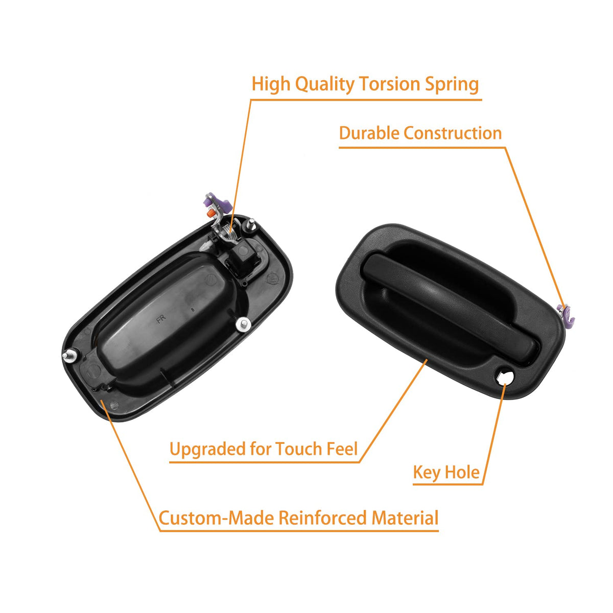 Exterior Door Handle, Driver Side for Chevrolet Silverado, Avalanche; GMC Sie Exterior Door Handle, Driver Side for Chevrolet Silverado, Avalanche; GMC Sie