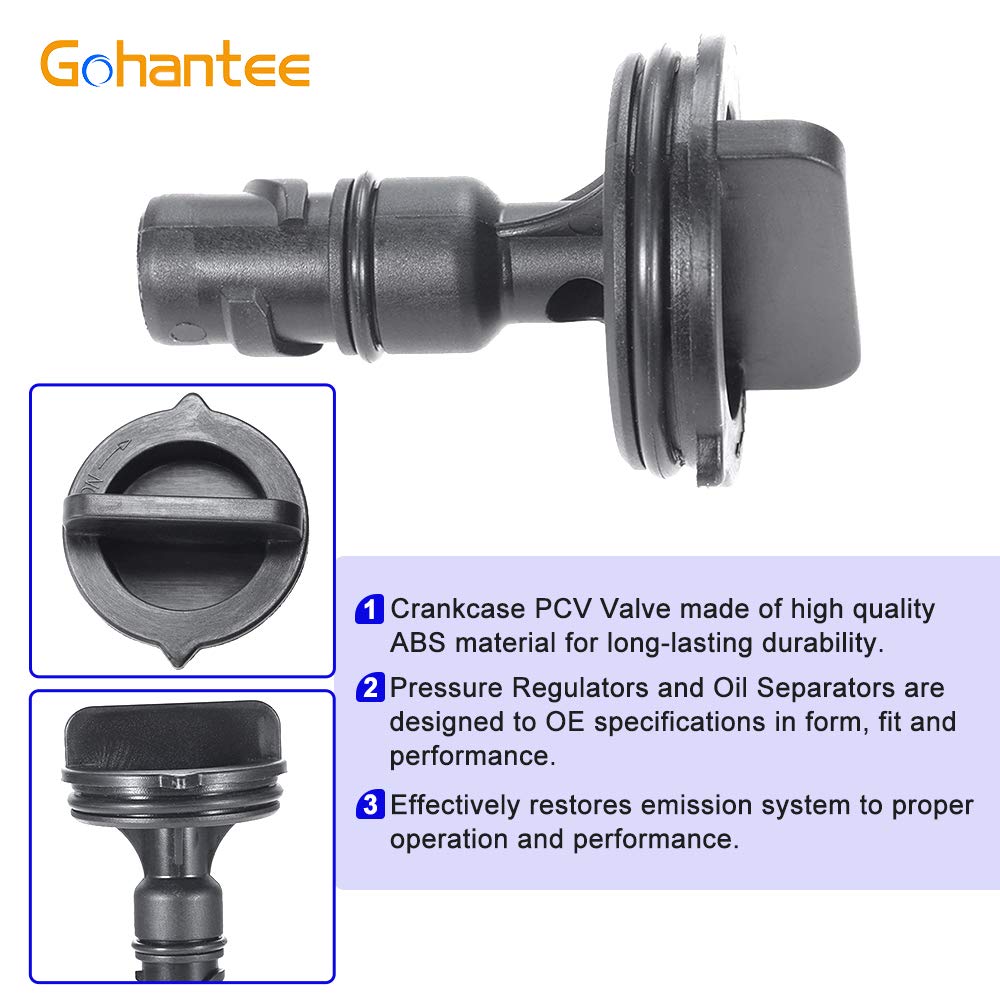 53032940Ab Pcv Valve Crankcase Vent Valve, Replacement For Chrysler 300 Dodge Challenger Durango Compatible With Jeep Ram 1500 2