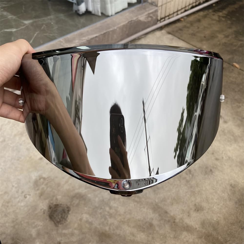 Bstop K6 Shield Visor For Agv K6 K6S Face Shield Uv Protected Windshield Moto Helmet Accessories (Silver-Day Use Only)