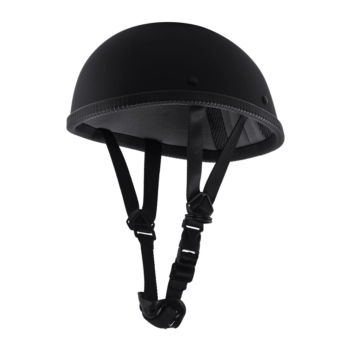 Sange Motorcycle Dot Half Helmet Quick Release Strap Open Face Retro Helmet For Cruiser Scooter Chopper M
