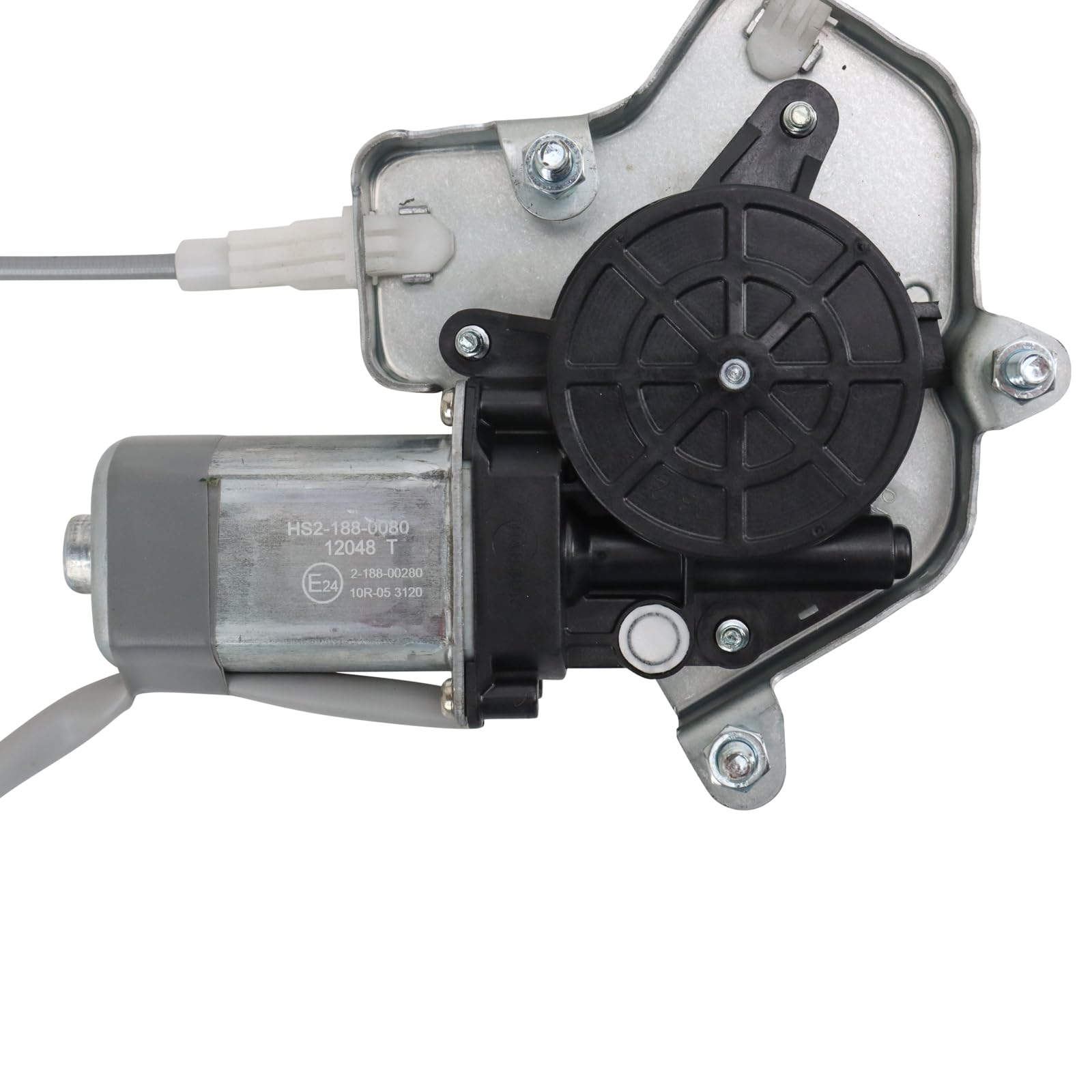 Trq Rear Right Power Window Regulator & Motor Assembly Passenger Side Compatible With 2001-2006 Mazda Tribute