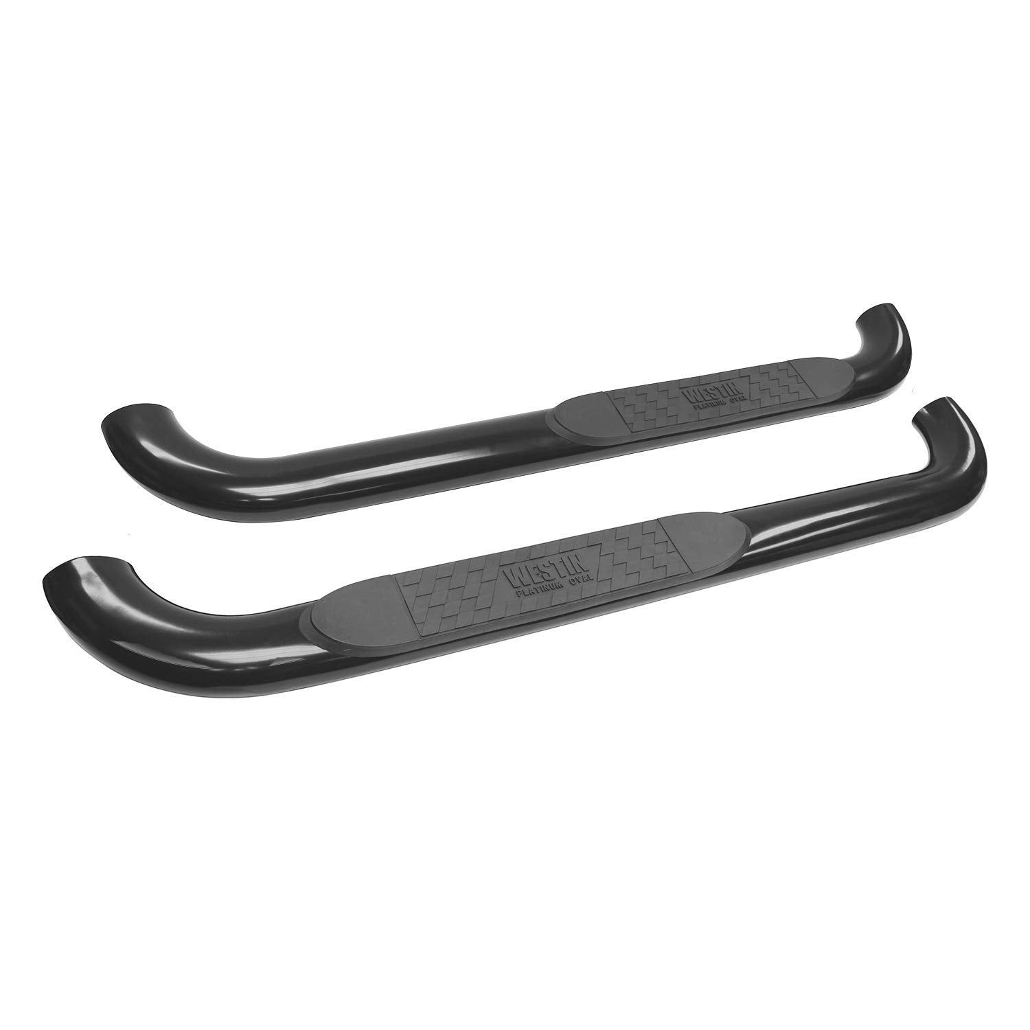 Westin 21-2325 Platinum Black Oval Step Bar Black 4 Inch