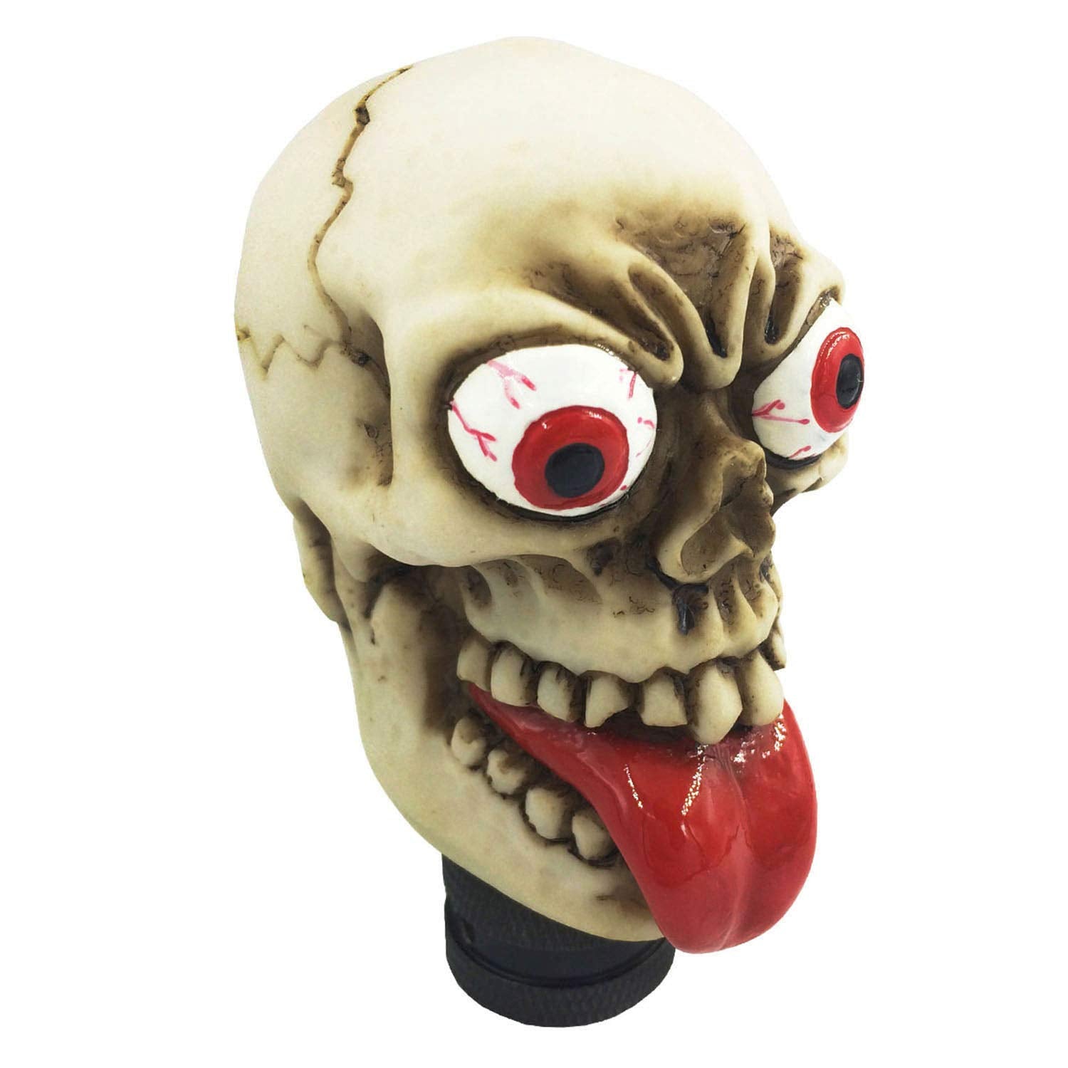 Abfer Skull Shifter Knob Unique Gear Shift Knobs Car Shifting Lever Handle Head Replacement For Most Vehicle Cars Truck Suv