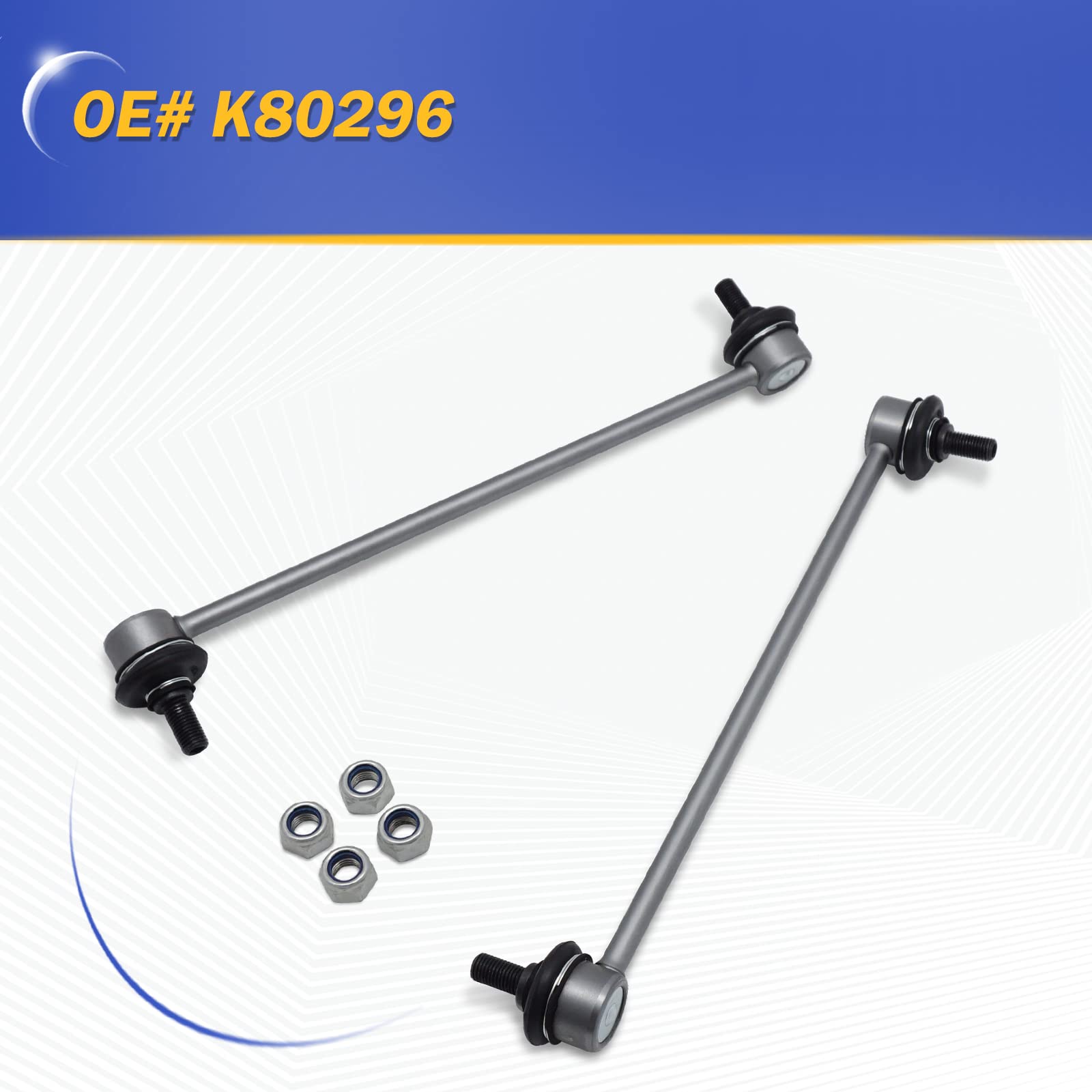 Zinc-Nickel Alloy Stabilizer Sway Bar Links For 2005-2012 Ford Escape/2005-2011 Mazda Tribute /2005-2011 Mercury Mariner /2001-2