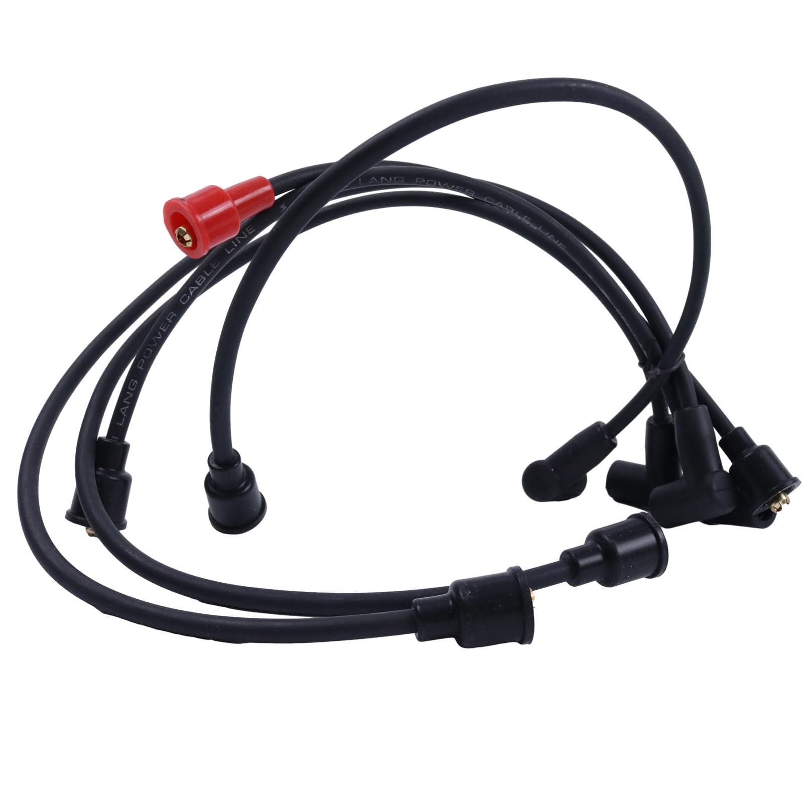 JZGRDN Spark Plug Wire Set 8N12259 1012474 1100-0703 Compatible with Ford Holland Tractors 8N Side Mount Distributor