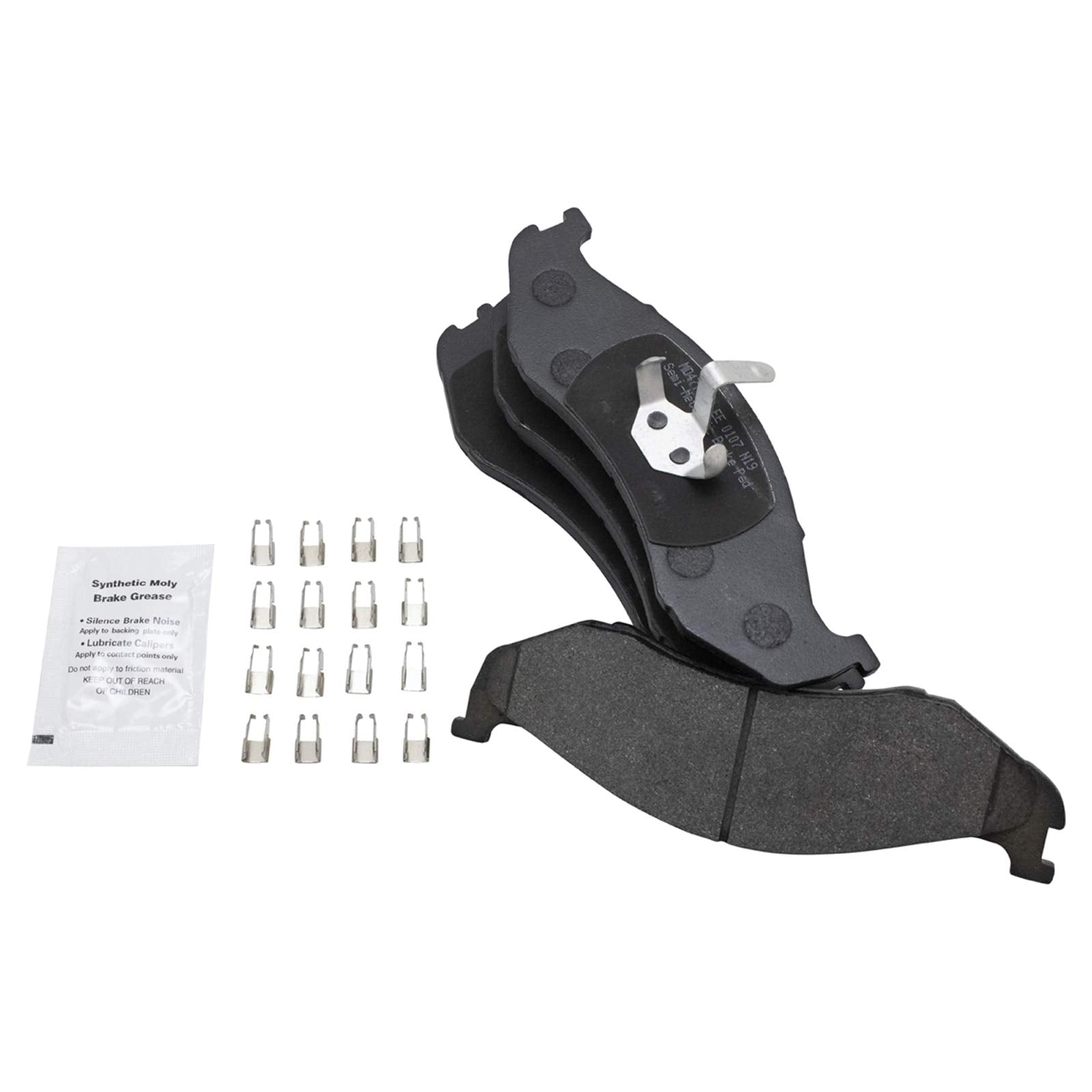 Trq Front Brake Pad & Rotor Kit Brake Pads Brake Rotor Semi-Metallic Compatible With 1990-1998 Jeep Cherokee 1990-1992 Comanche