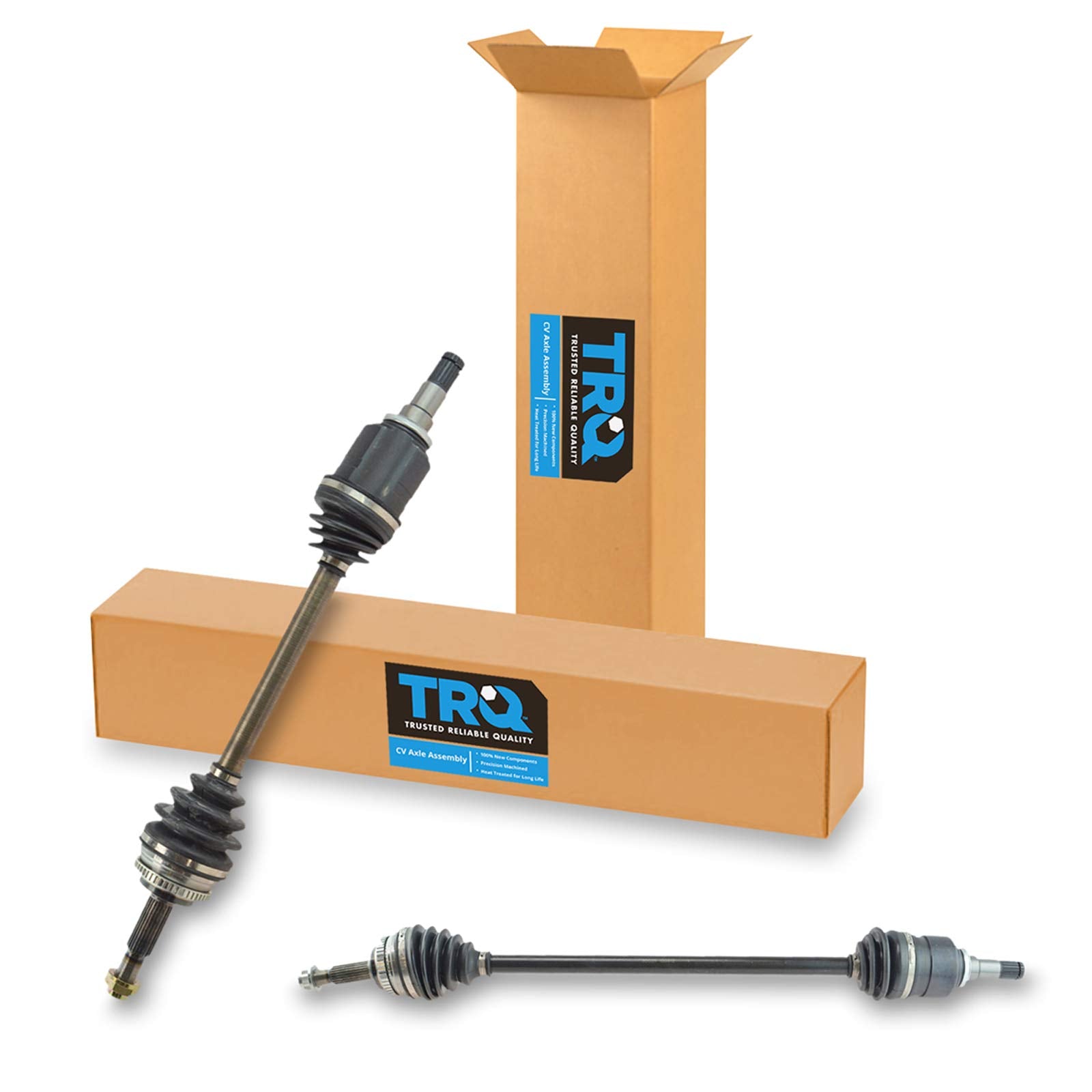 Trq Front Cv Axle Shaft Assembly Set Compatible With 2004-2009 Toyota Prius