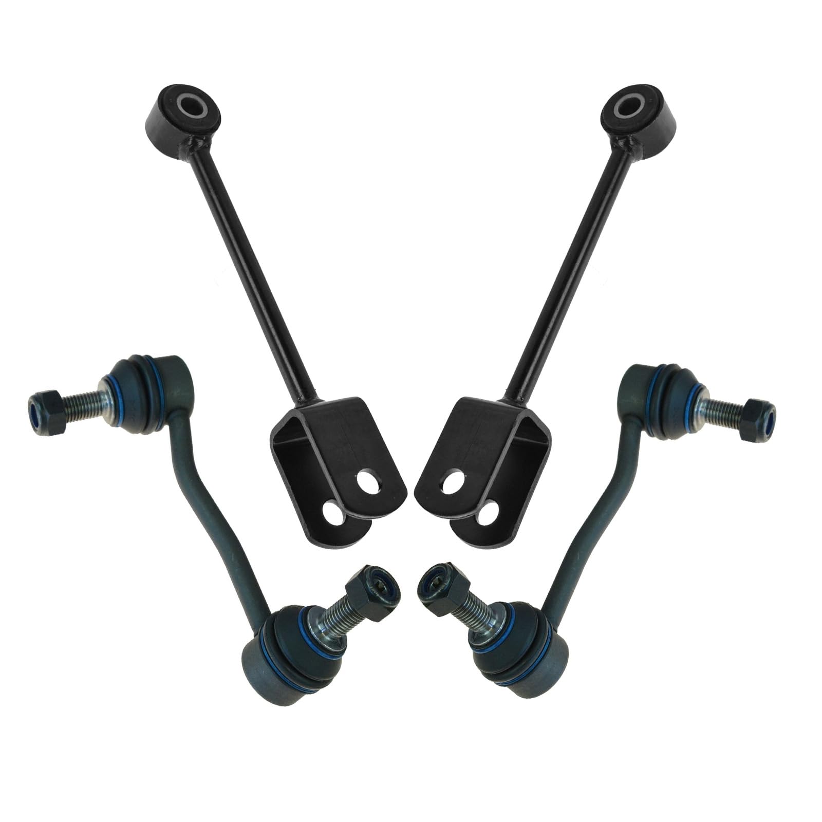 Trq Sway Bar Stabilizer Link Set Front & Rear Compatible With 07-18 Sprinter 2500 07-14 Sprinter 3500