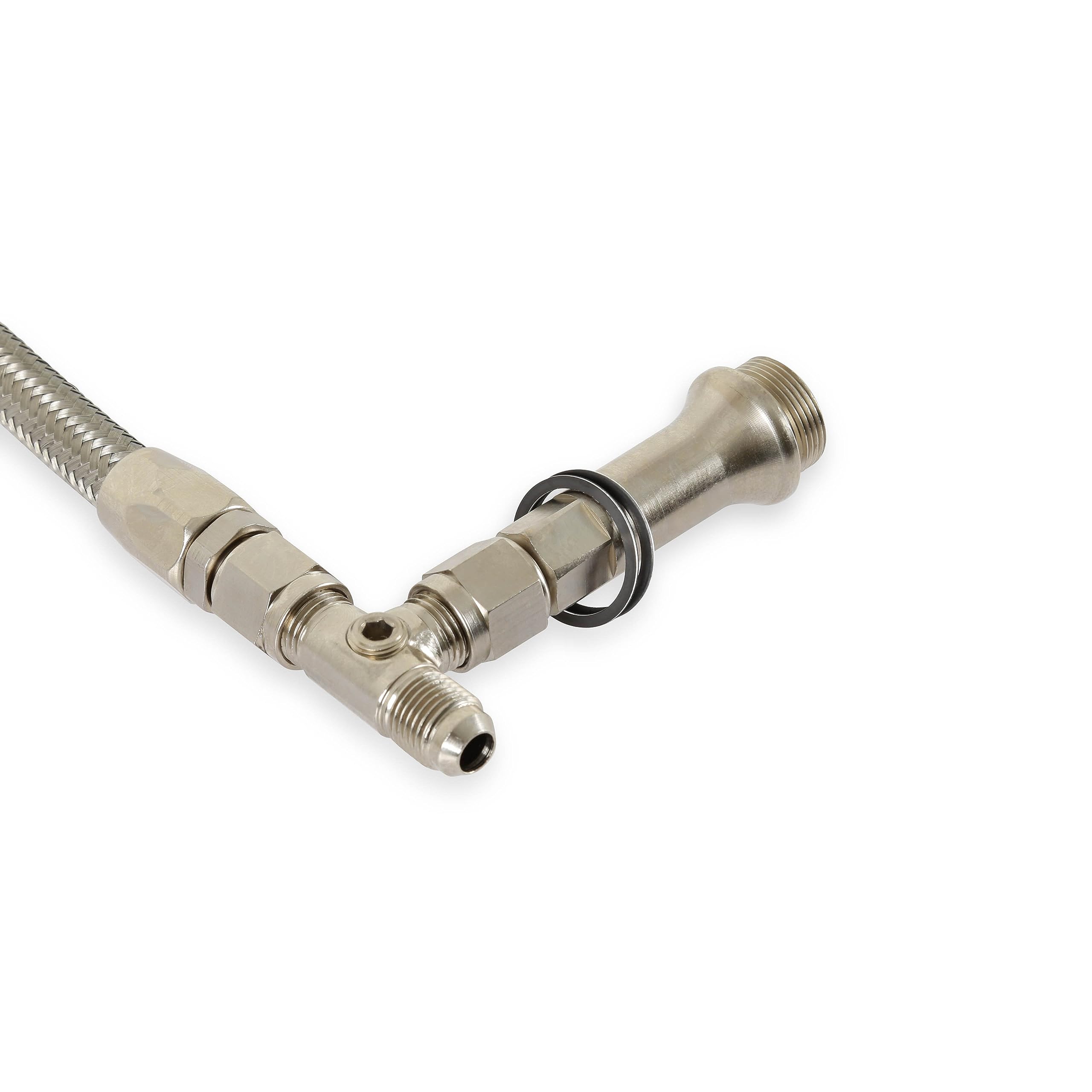 Quick Fuel 34-6000Ssqft Ss Fuel Line #6An Silver