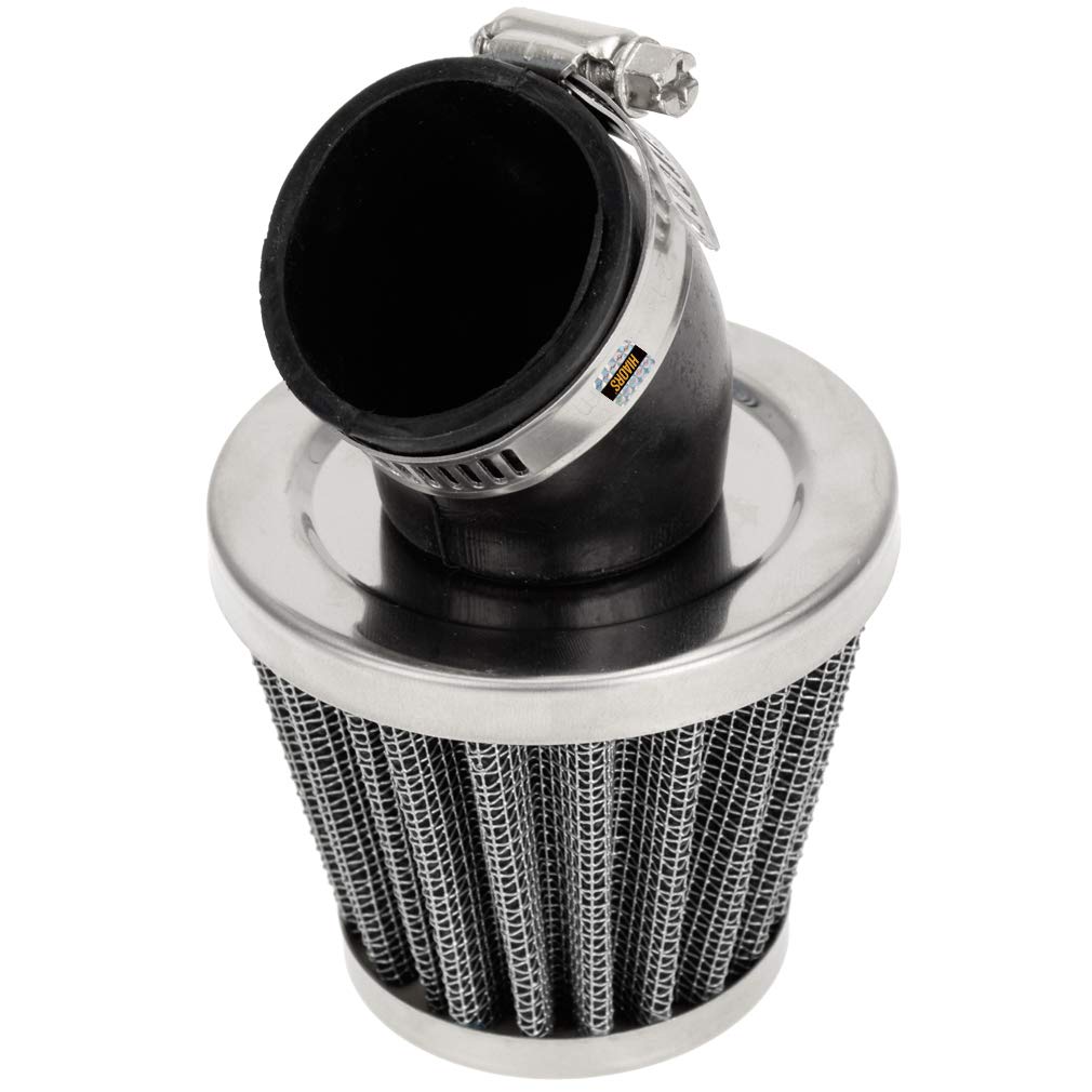 Hiaors 35Mm Go Kart Bent Rubber Tube Air Filter Cleaner For Nst Sunl Kazuma Baja 50Cc 70Cc Coolster 110Cc 125Cc Atv Xr50 Crf50 C