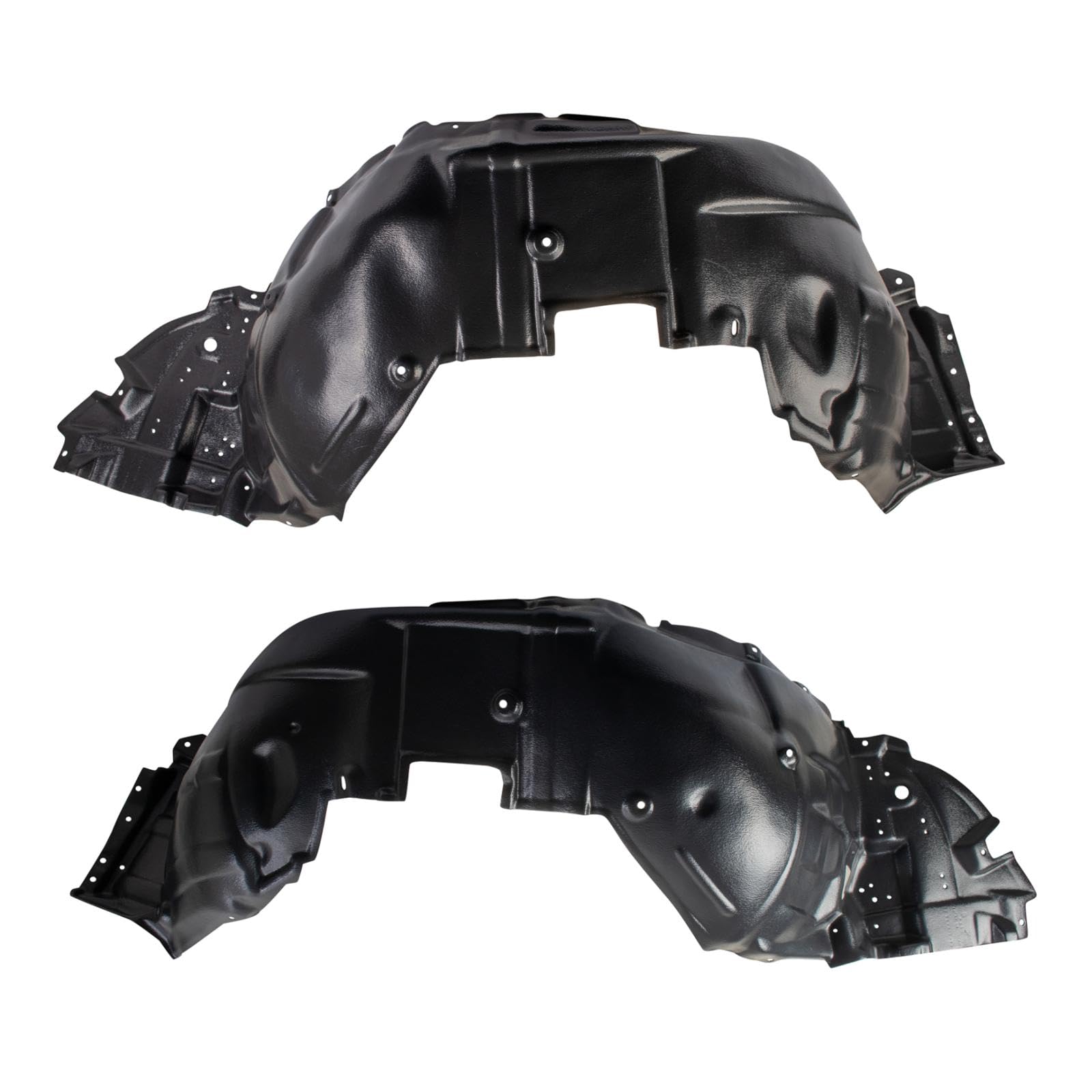 Trq Front Inner Fender Liner Set Compatible With 2007-2009 Lexus Ls460 2008-2009 Ls600H Lx1248105 Lx1249105
