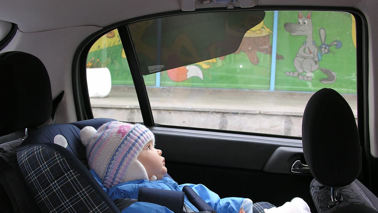 Tuckvisor Blackout Sun Visor Sunshade Extender For Car Window Windshield Sun Shade Anti-Glare Car Sun Visor Protects From Sun Gl