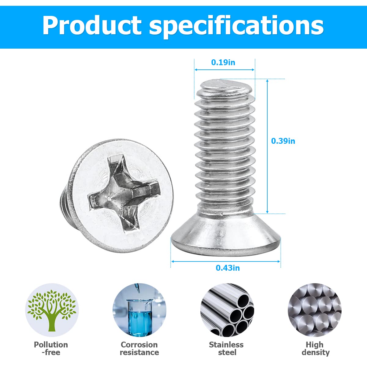 12Pcs Stainless Steel Brake Disc Rotor Screws, 93600-06014-0H, Retaining Hardware Bolts Screw Kit For Front And Rear, Car Replacement For Acura, K3, City, Civic, Accord, Odyssey