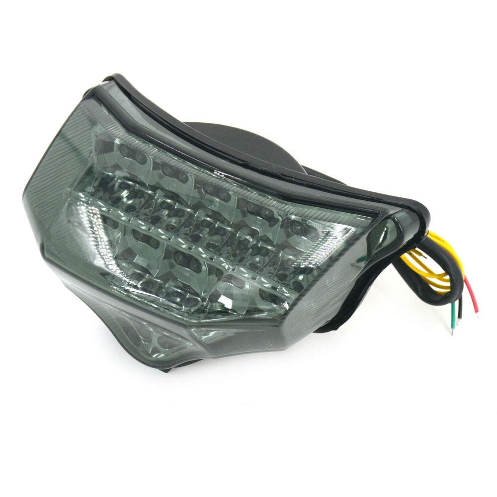 Mzs Motorcycle Tail Light Led Integrated Turn Signal Blinker Smoke Compatible With Fz6 Fz-6 Fazer Fz600 2004 2005 2006 2007 2008