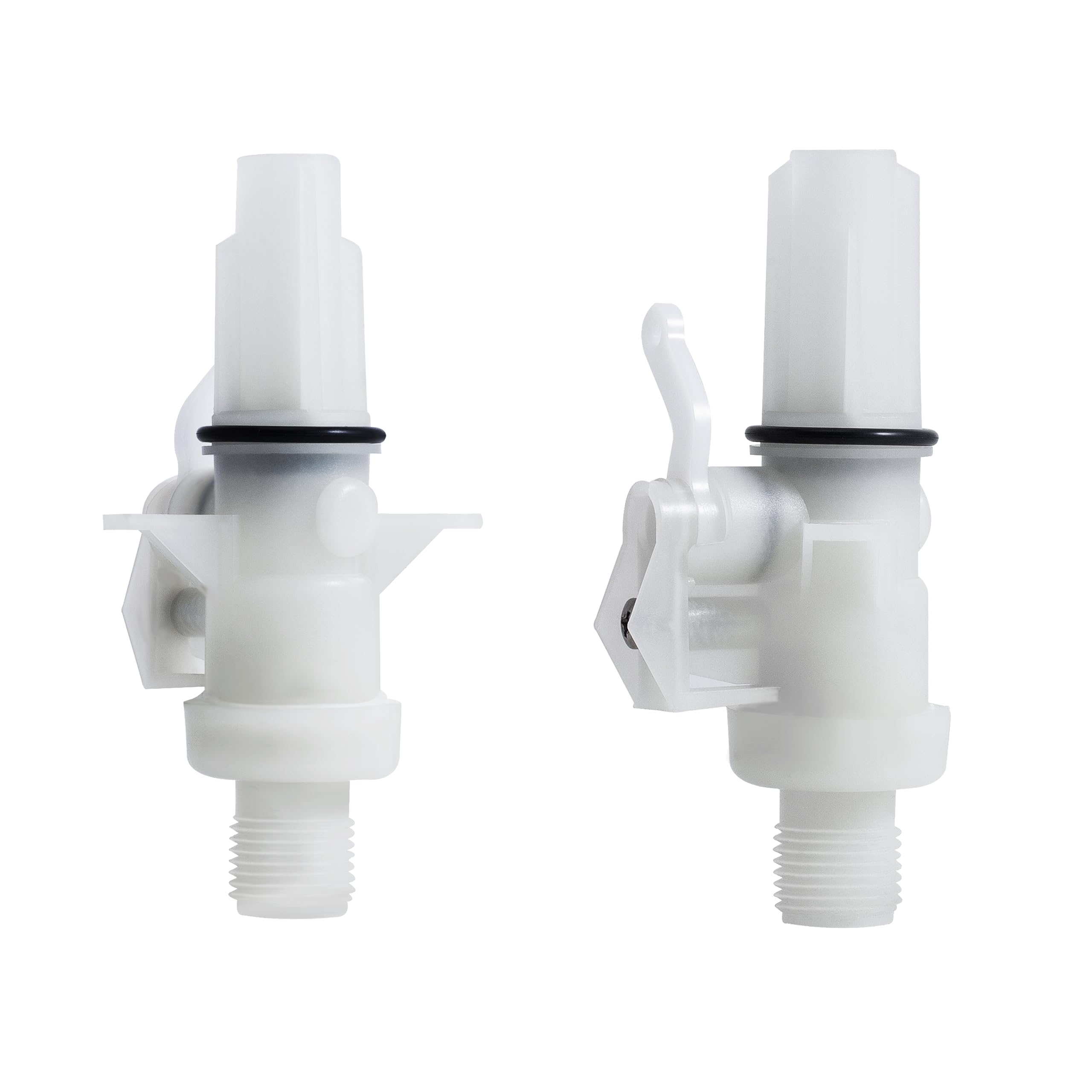Halotronics 13168 Leak-Resistant RV Toilet Water Valve Kit for Thetford Aqua Magic IV - High-Performance, Natural Color