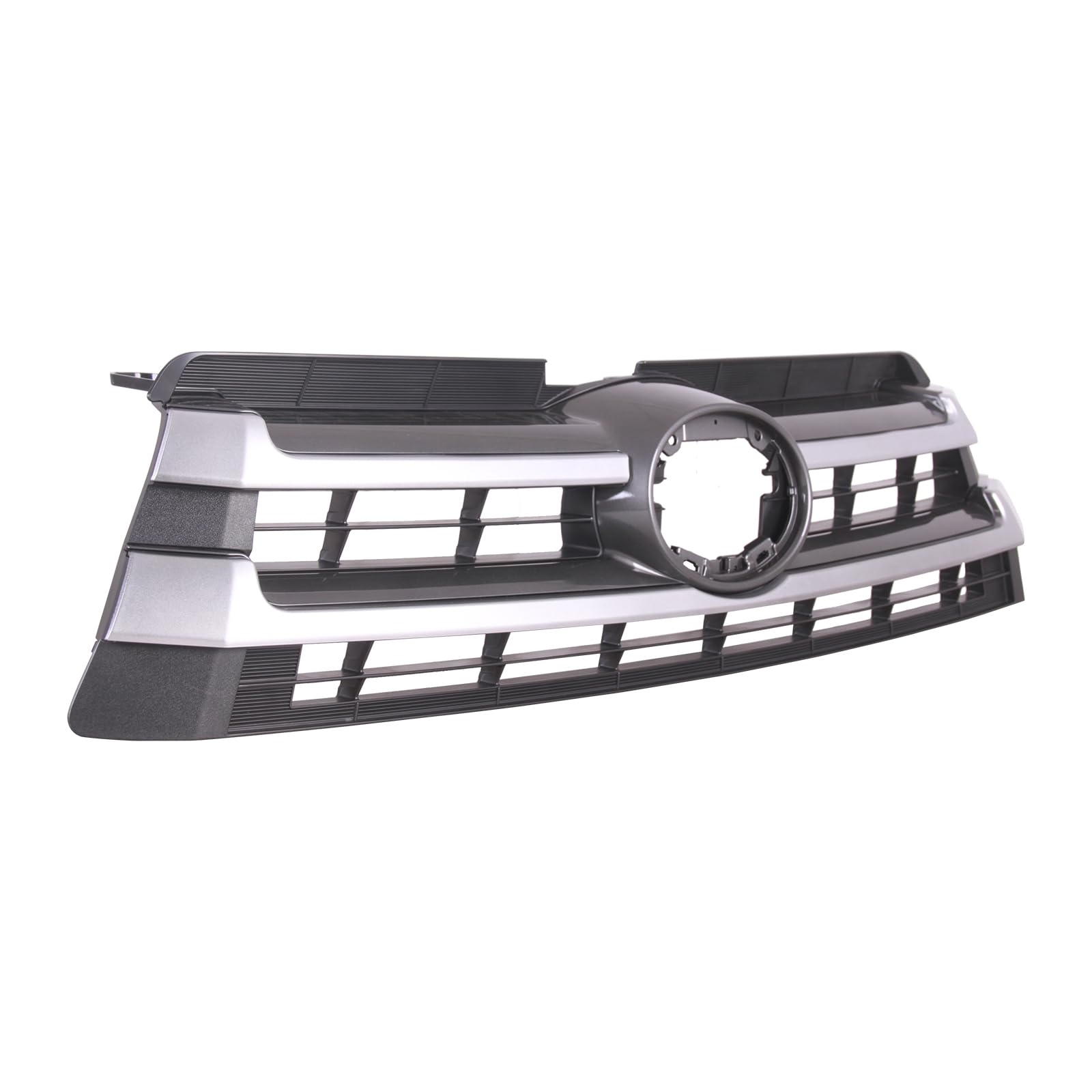 TYG (CAPA QUALITY) Front Grille Compatible with 2019 Toyota Highlander/Highlander Hybrid with Silver Molding, ABS OEM Replacemen