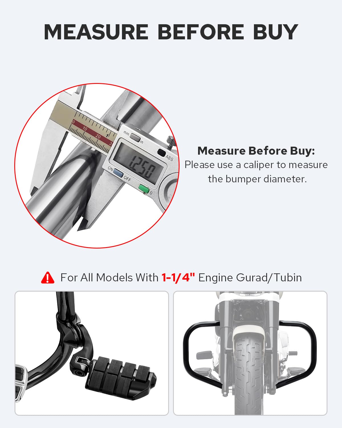 Benlari 1.25'' Highway Pegs 304 Stainless Steel Highway Footpegs,Adjustable Long Angled Highway Pegs Fit For Harley Touring Stre