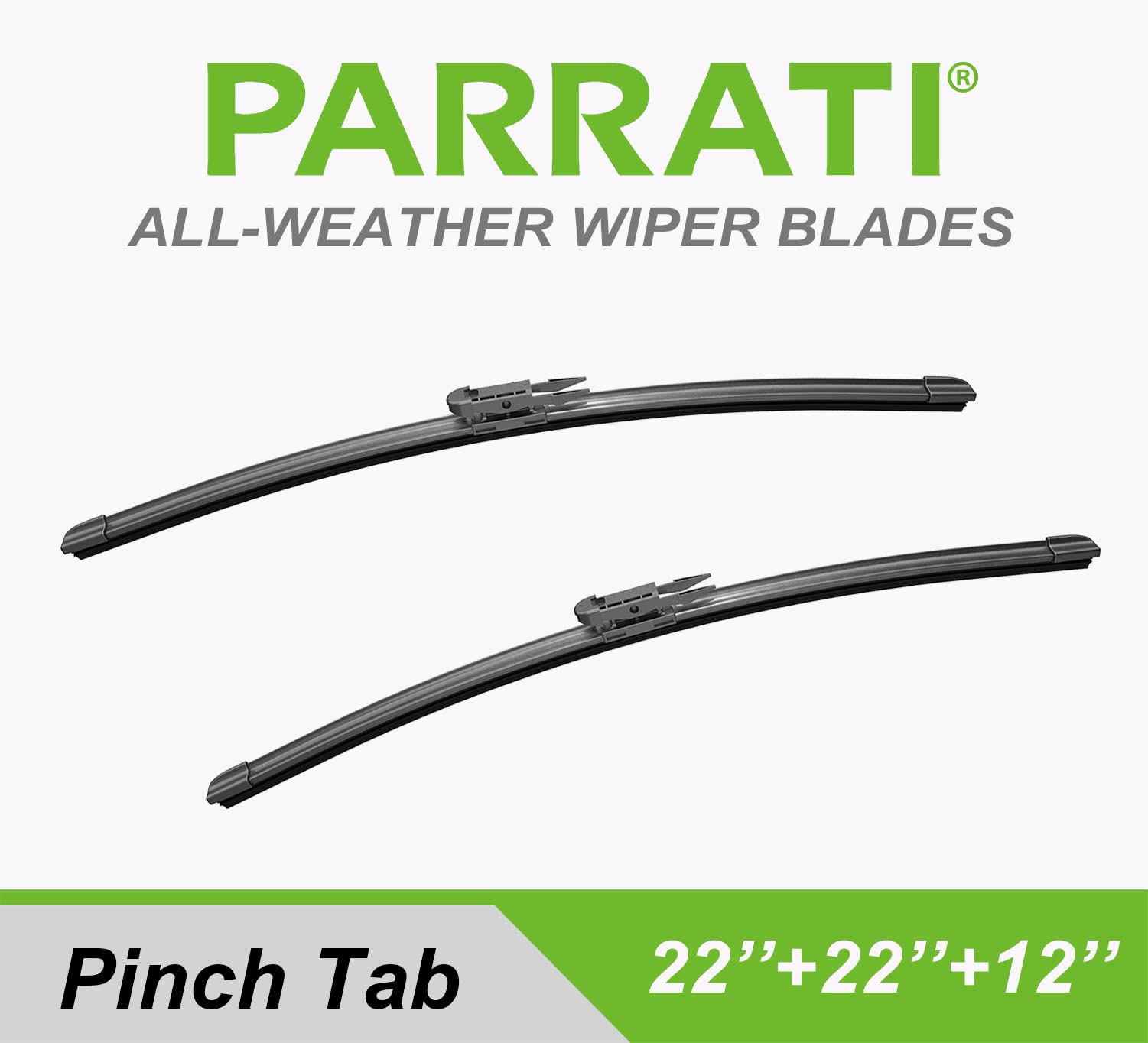 Parrati High Performance Premium All-Season Automotive Windshield Wipers With Rear Wiper Blades Replacement For 2007-2013 Chevro