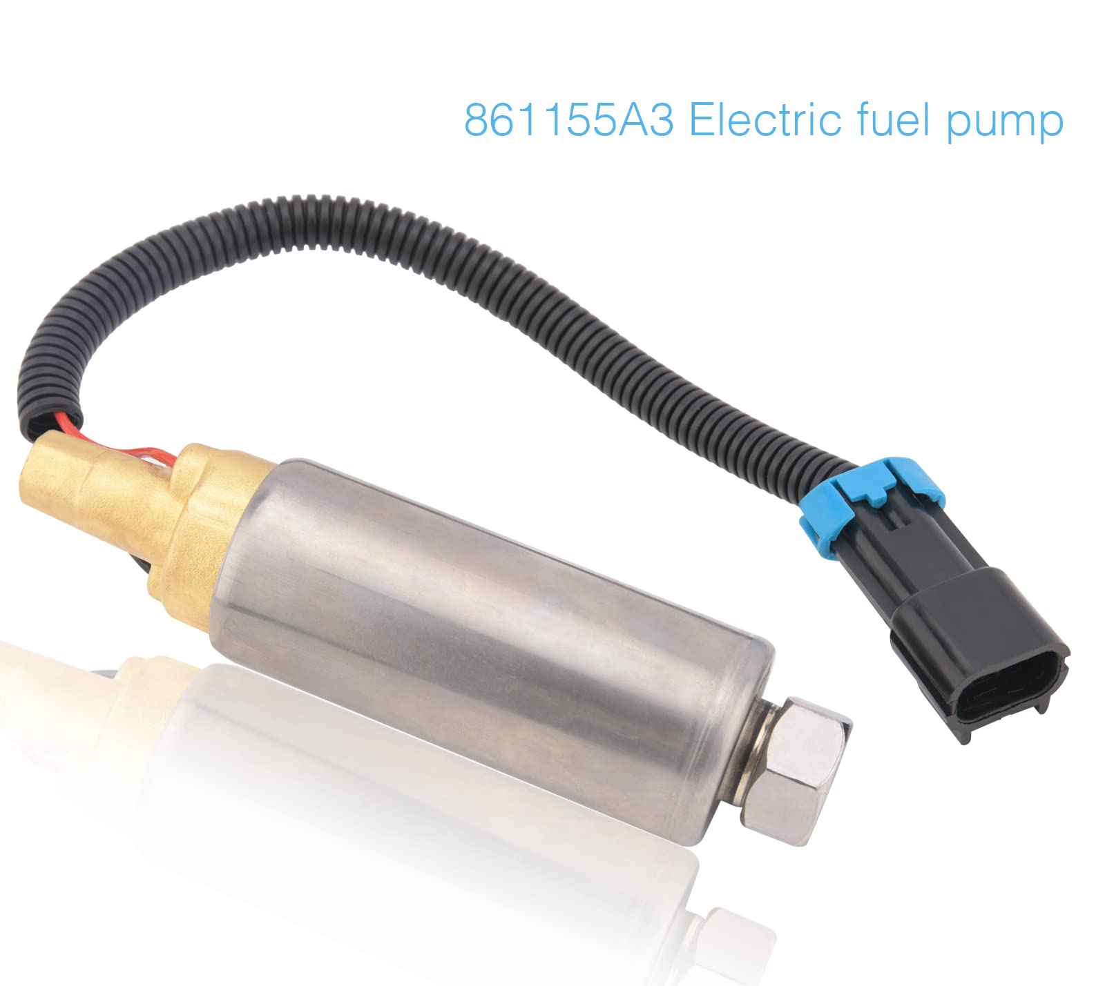 861155A3 Electric Fuel Pump For Mercury Mercruiser Marine Boat 4.3L 5.0L 5.7L V6 V8 Replaces Part# 861155A3 861155-2 18-8868 Low