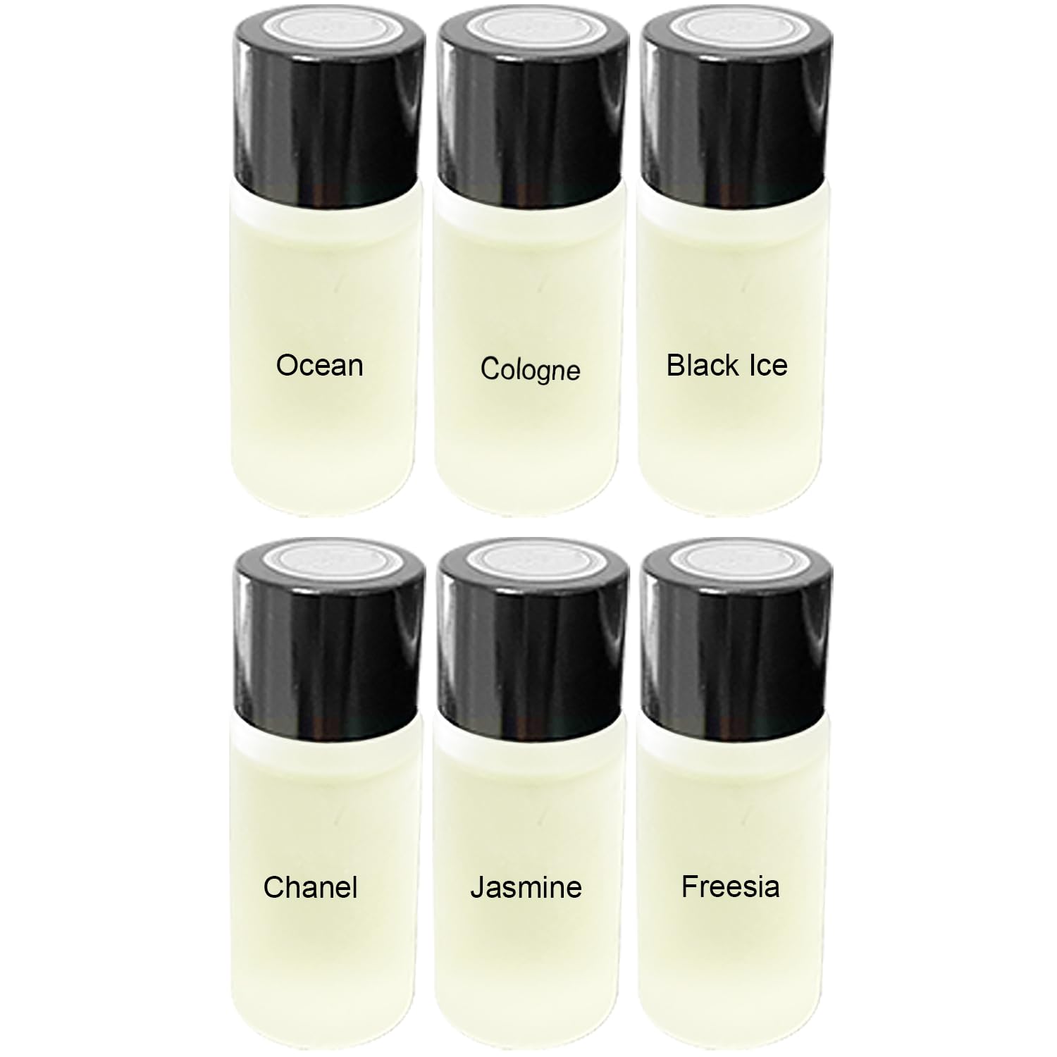 Kesoci Car Air Freshener Refill Liquid Set Of 6 X 10 Ml - Smart Car Air Freshener Refill - Car Fragrance Refill - Car Diffuser R