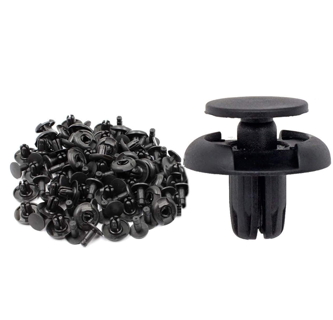Goodeal 50Pcs Front Fender Push-Type Retainer Clips 91501-S04-003 For Honda Acura