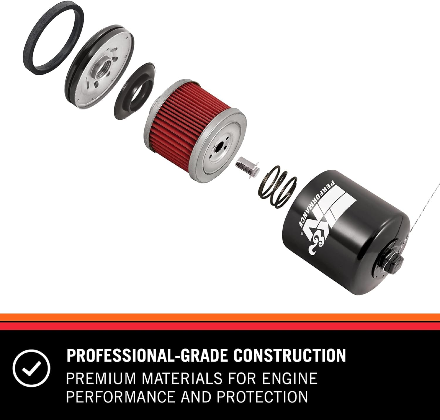 K&N Motorcycle Oil Filter: High Performance, Premium, Designed To Be Used With Synthetic Or Conventional Oils: Fits Select Yamaha Vehicles, Kn-144