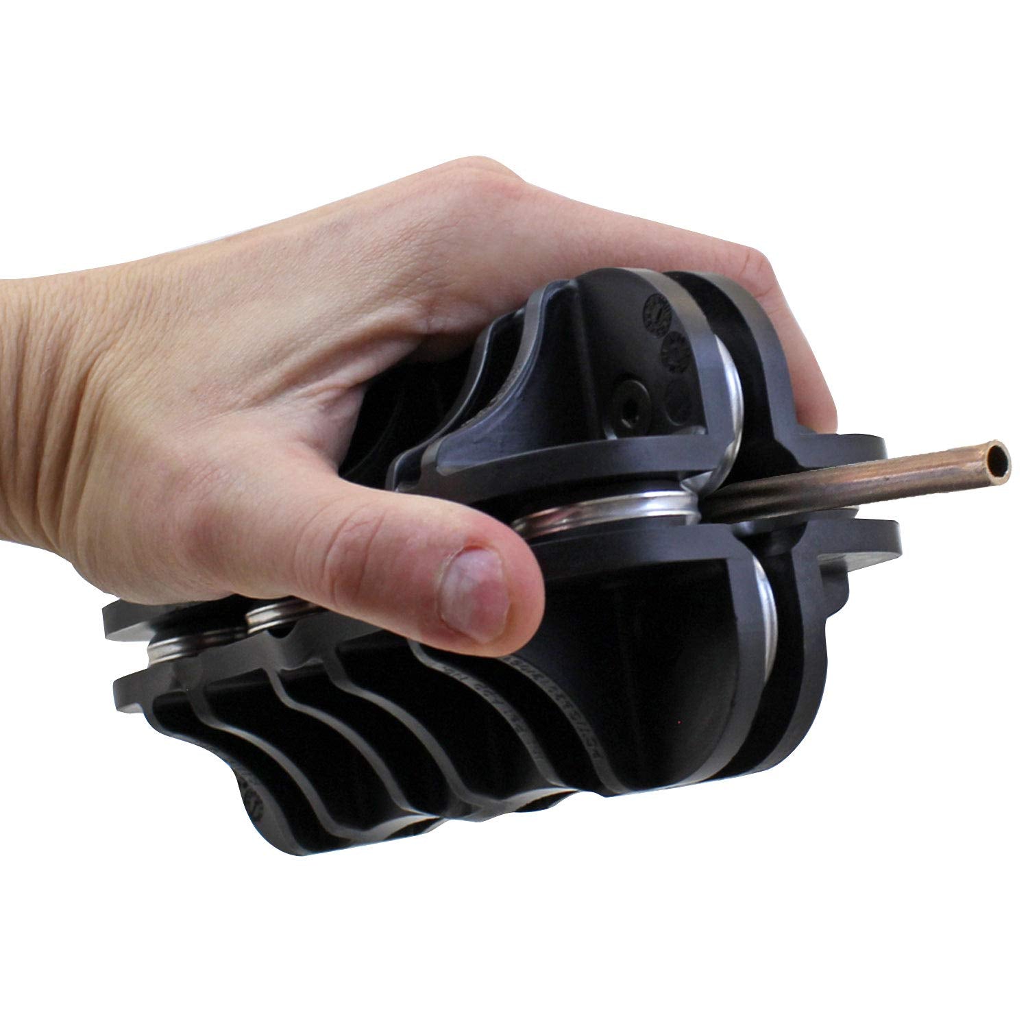 4Lifetimelines Handheld Tubing Straightener - 3/16 Inch Tube Straightening Tool For Brake And Fuel Line - Compatible With Copper