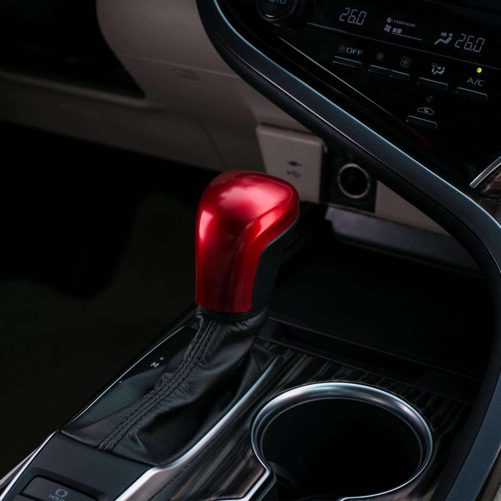 CKE Compatible with Toyota Camry 2025 2024 2023 2022 2021 2020 2019 2018 for Corolla 2019-2025 Accessories Car Gear Shift Knob C