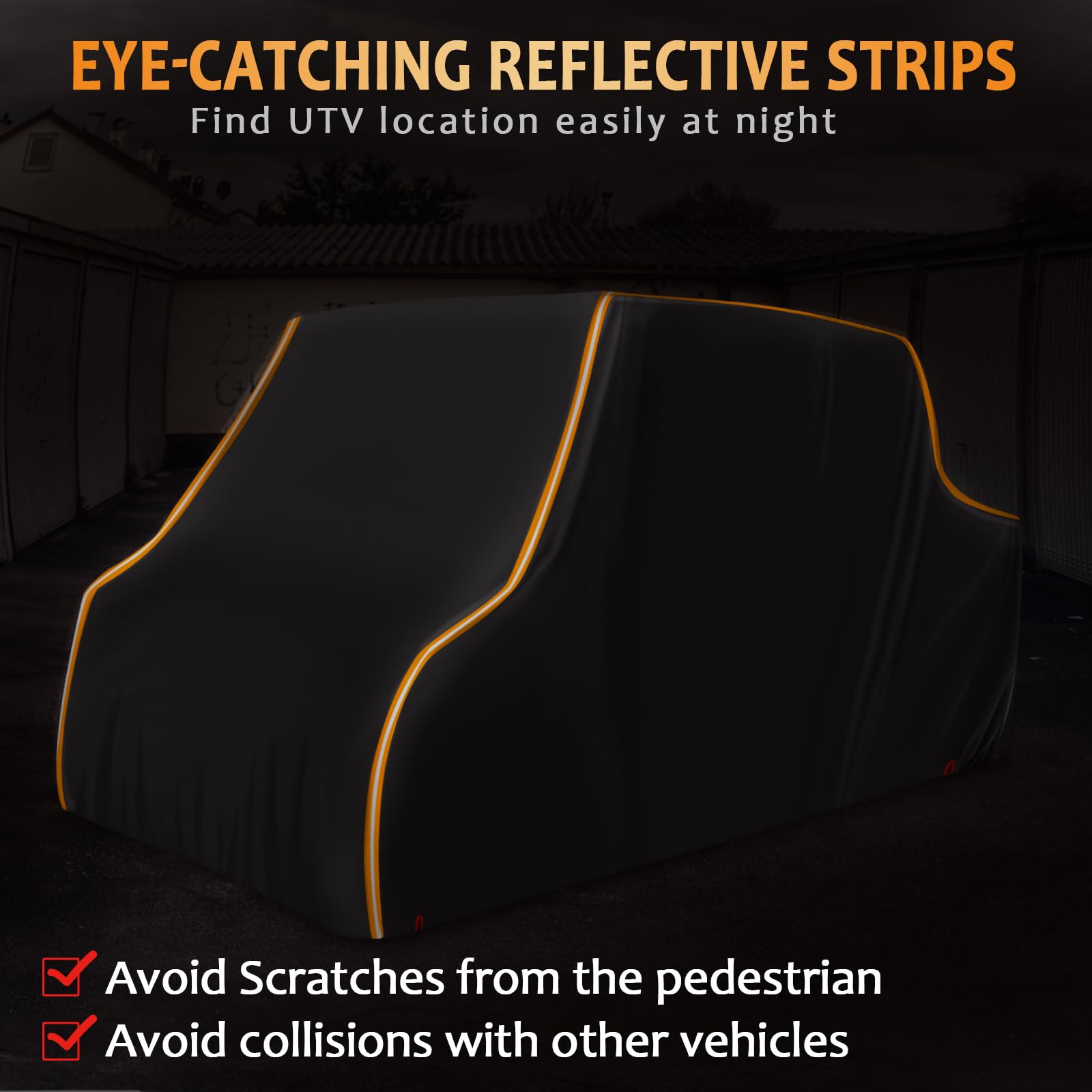 UTV Cover 4 Seater, StarknightMT Waterproof Anti-UV Cover Compatible with Polaris Ranger Crew 1000 900 570 800 General RZR Talon