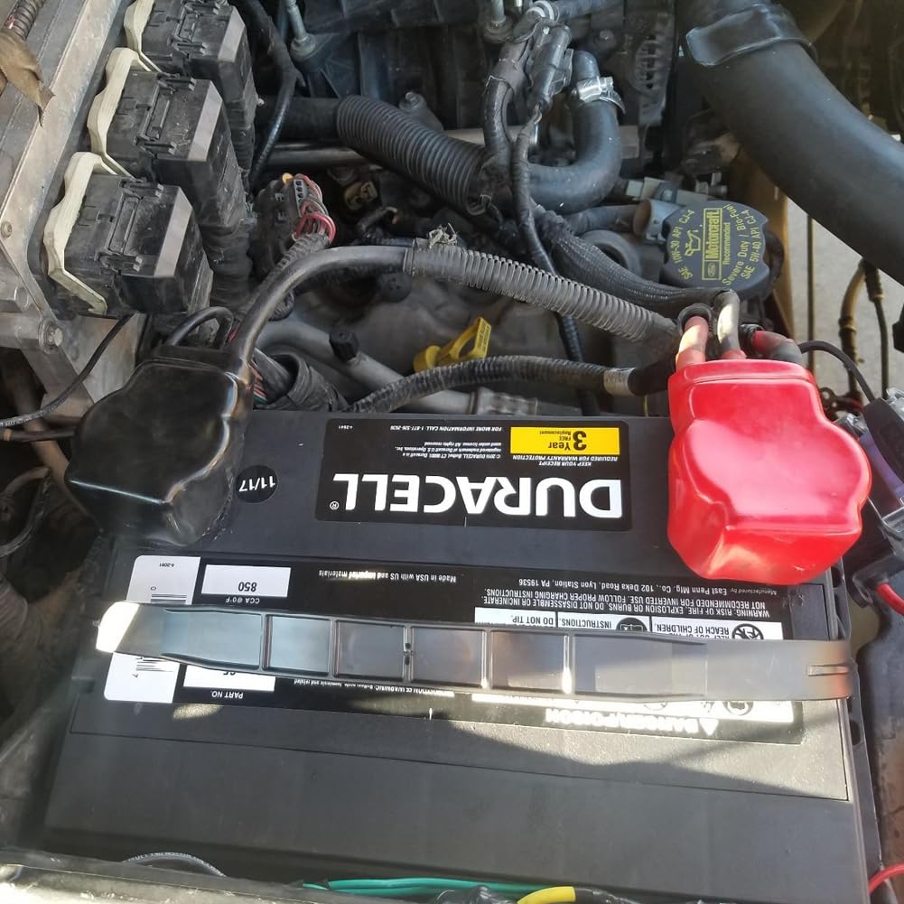 Ampper Military Spec Battery Terminal Top Post Kit With Cover, 4 Copper Lugs And Heatshrink For Marine Car Boat Rv Vehicles And