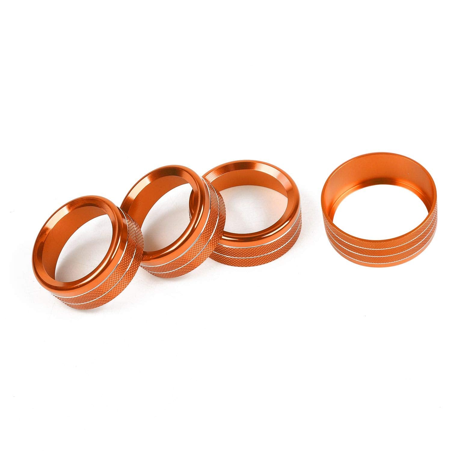 Voodonala Air Conditioner Headlight Center Consoles Switch Knob Cover Trim for 2018-2025+ Jeep Wrangler JL JLU Gladiator JT 4xe