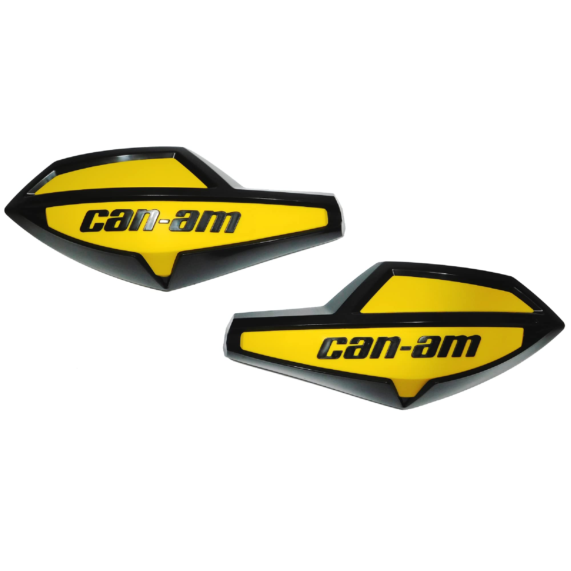 Can-Am 715000525 Black/Yellow ATV Handlebar Wind Deflector