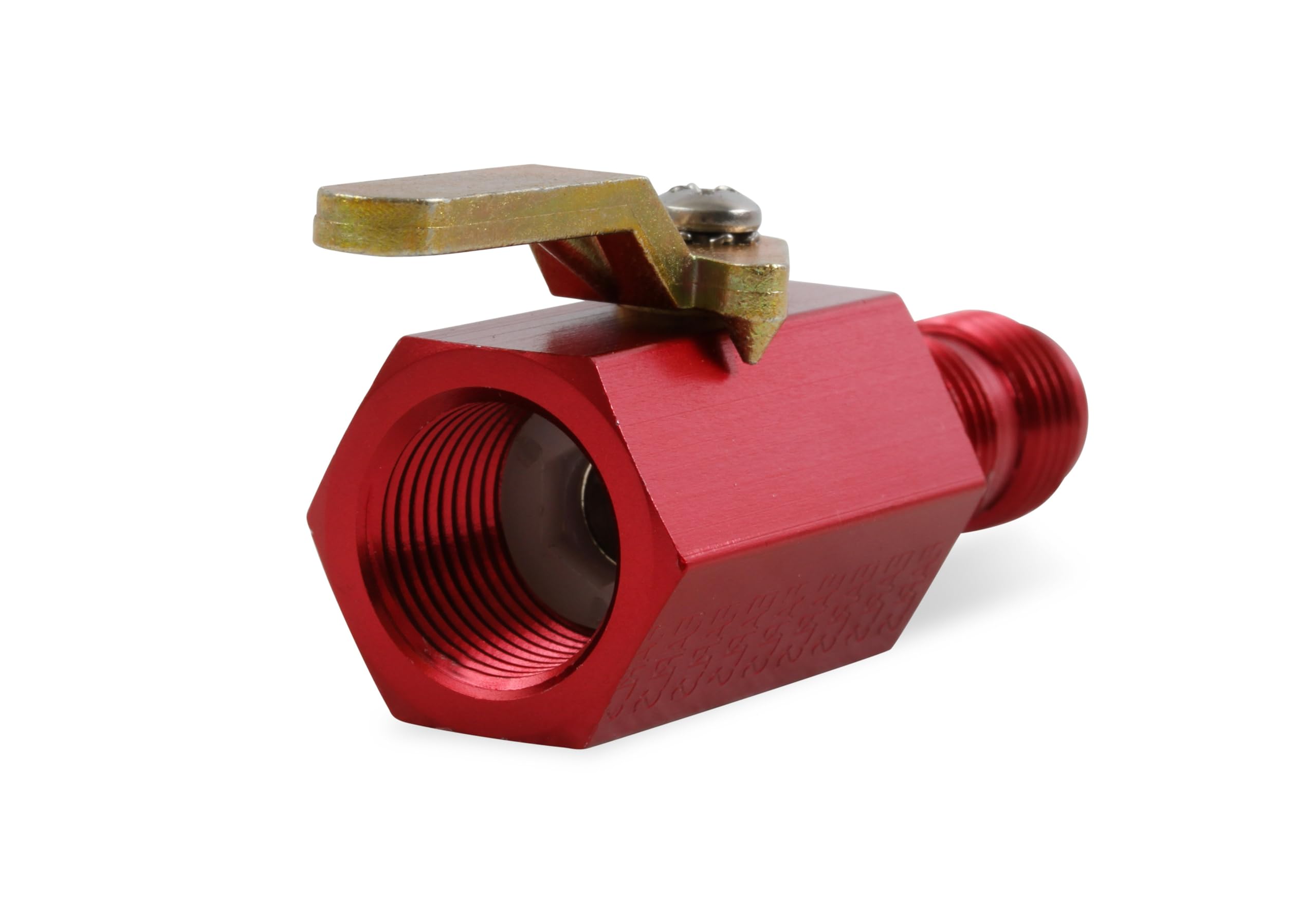 Earl'S 230502 Red Anodized Aluminum Shut Off Valve