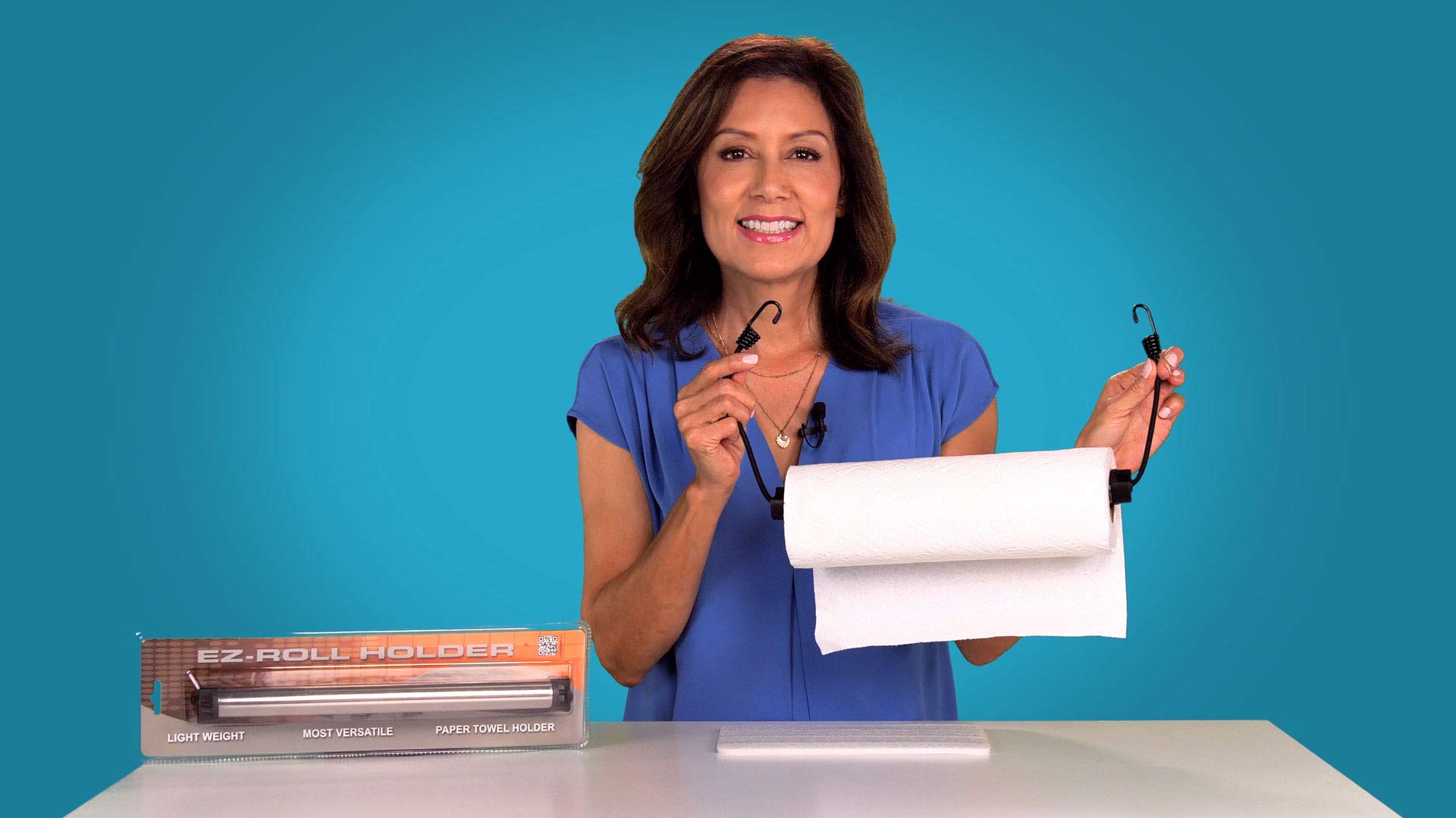 Ez-Roll Holder - Paper Towel Holder | Patented Design | Innovative Paper Towel Holder For Rv, Camping, Grill, Garage. Car Paper 