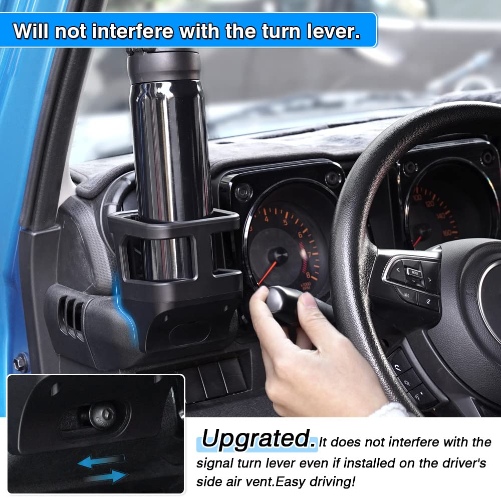 Autorder Custom Fit For Interior Accessories Suzuki Jimny 2019-2025 Jb64 Jb74 Water Cup Holder Mount Bracket Drinkes Support