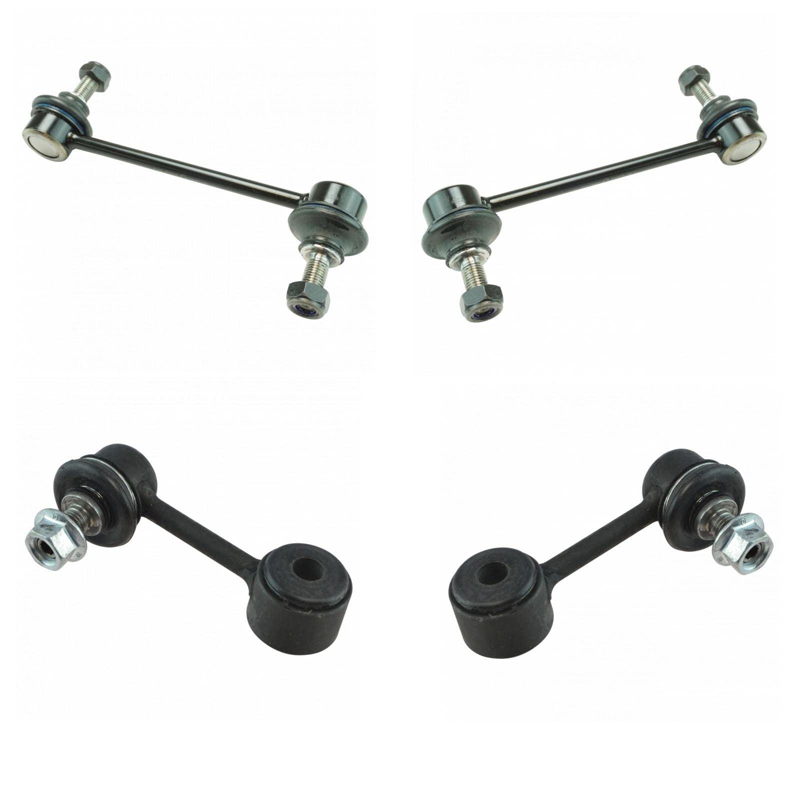 Trq Front & Rear Sway Bar Stabilizer Link Set Compatible With 2010-2012 Ford Fusion 2009-2012 Lincoln Mkz 2010-2011 Mercury Mila