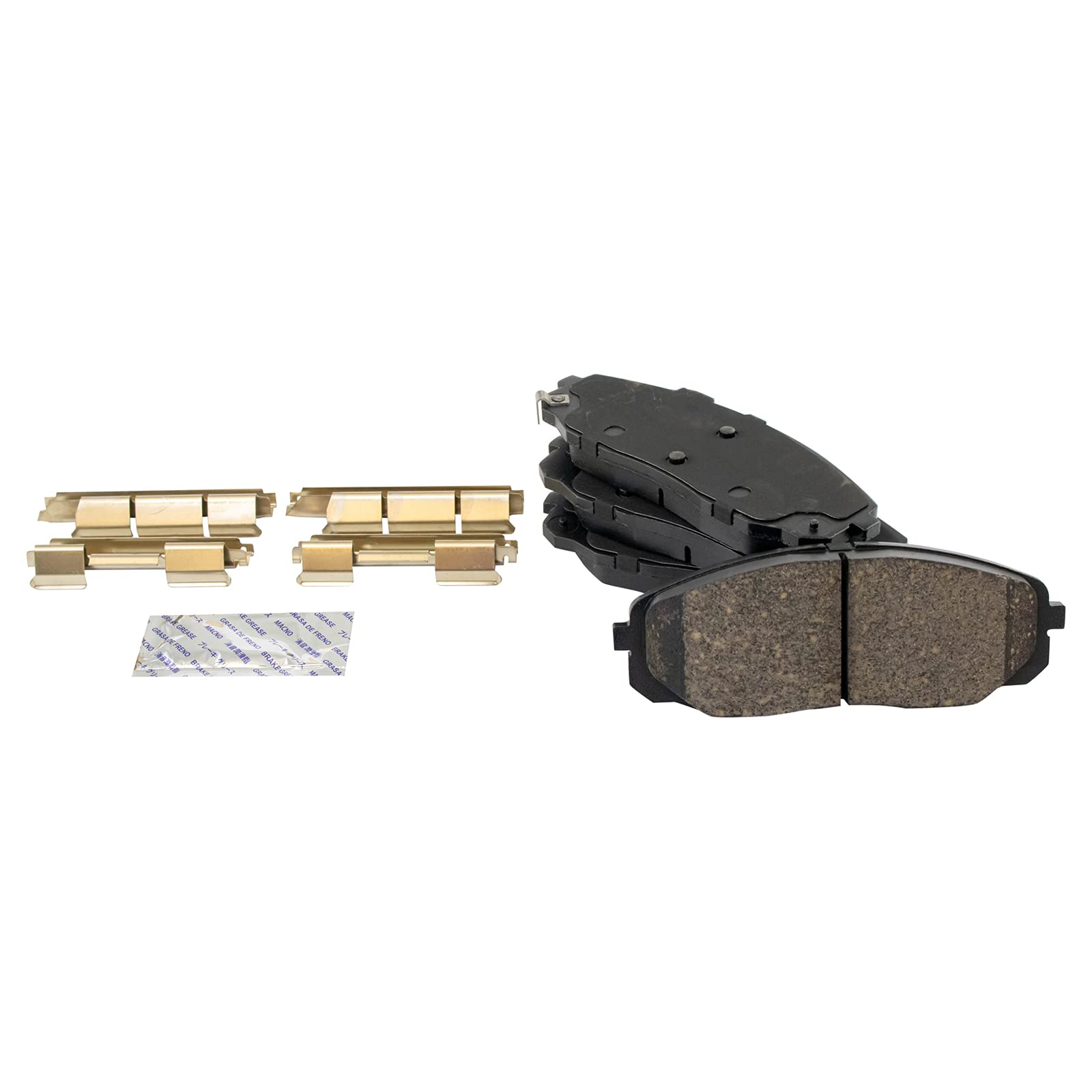 TRQ Front Brake Pads Ceramic Compatible with 2015-2021 Kia Sedona