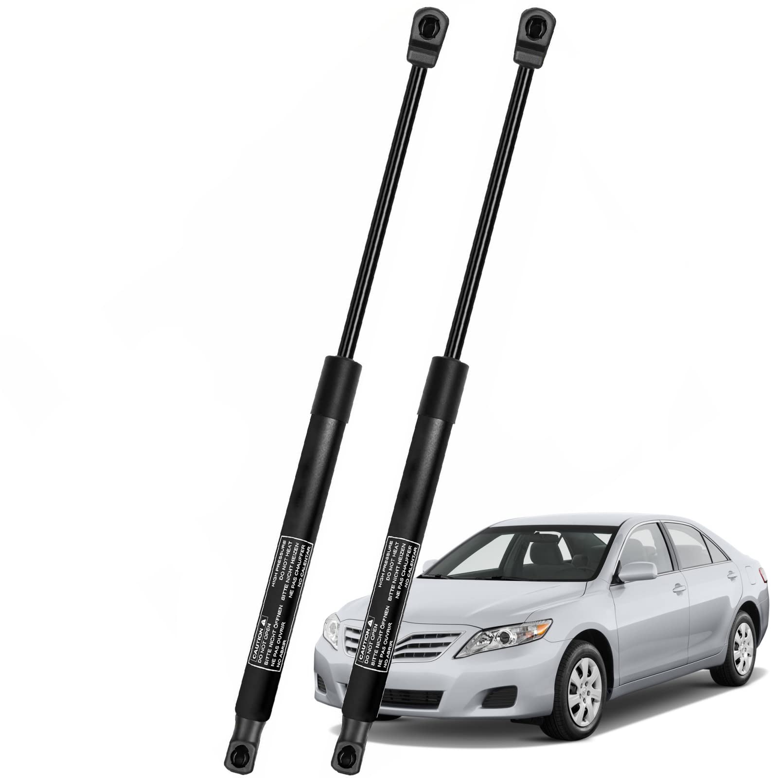 Set of 2 Front Hood Lift Support Struts Gas Shock Spring for Toyota Camry Sedan 2007-2011