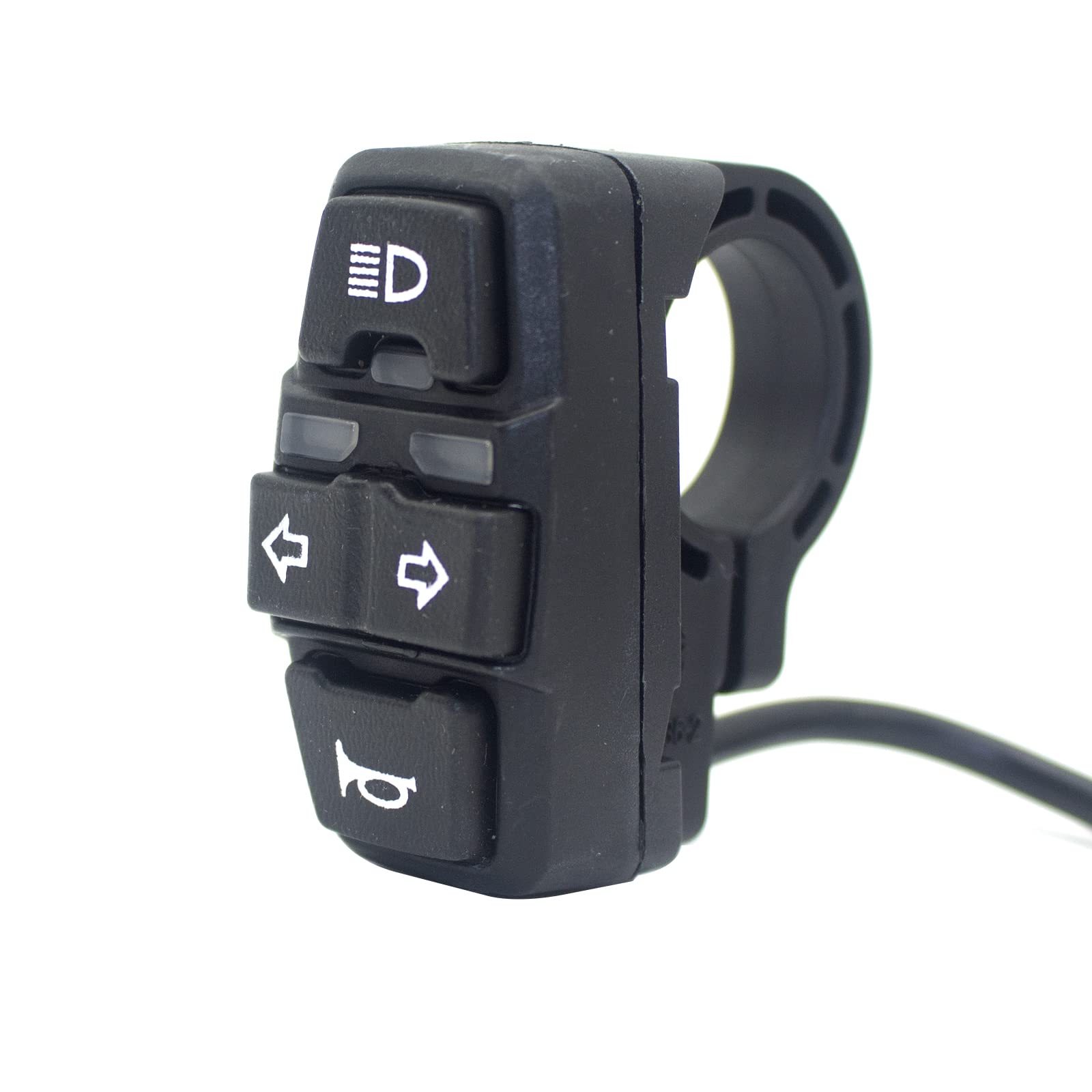 Motorcycle Head Light Turn Switch, Motorcycle Headlights Horn Turn On/Off Control Switches,Set For Scooter Electric Bike 3-In-1 Light Horn Turn Switch Signal Button