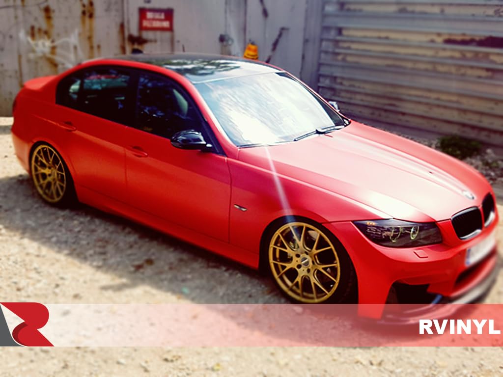 3M 2080 S363 Satin Smoldering Red (5Ft X 3Ft) Vinyl Wrap Film Sheet With Air-Release For Cars, Trucks & More (15Sq Ft Roll)