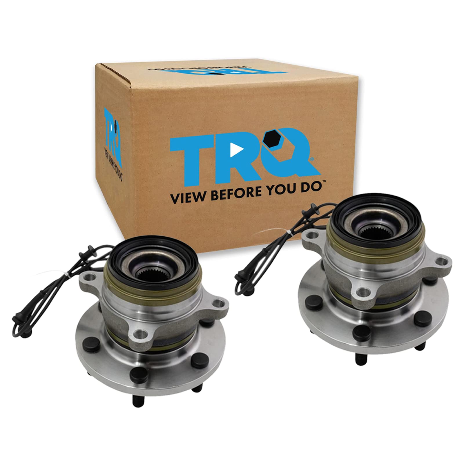 Trq Front Wheel Hub Bearings Assembly Set Compatible With 2016-2023 Nissan Titan Xd